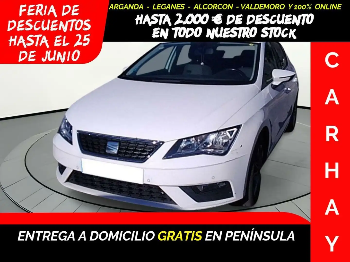 SEAT Leon 1.4 TGI GNC St&Sp Style Bianco - 1