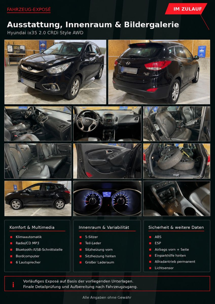Hyundai iX35 2.0 CRDi Style AWD Automatik 2x StzHzg PDC — photo 2