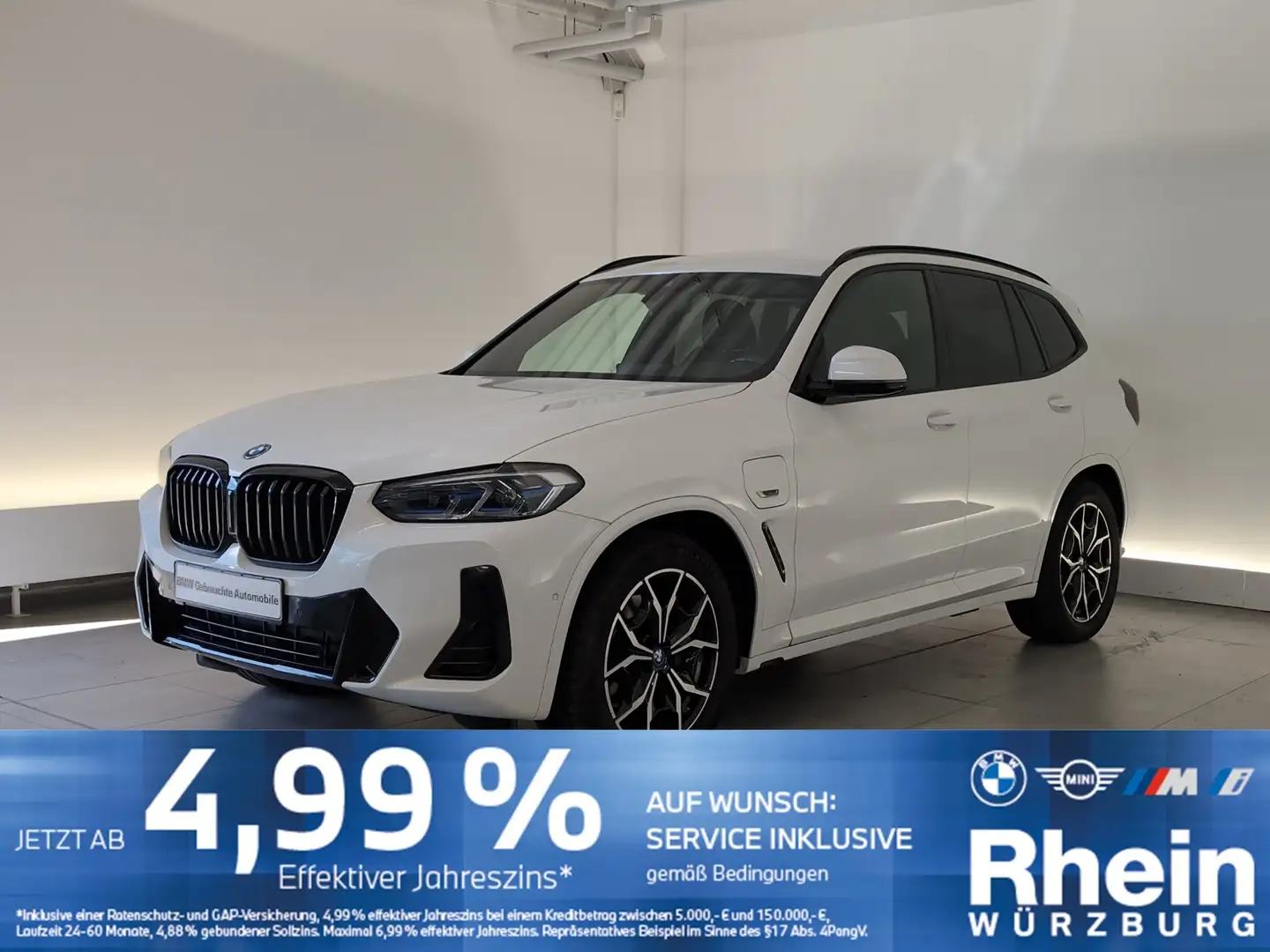 BMW X3 xDrive30e M Sportpaket HiFi/Laser/Ambiente HiFi/La Weiß - 1