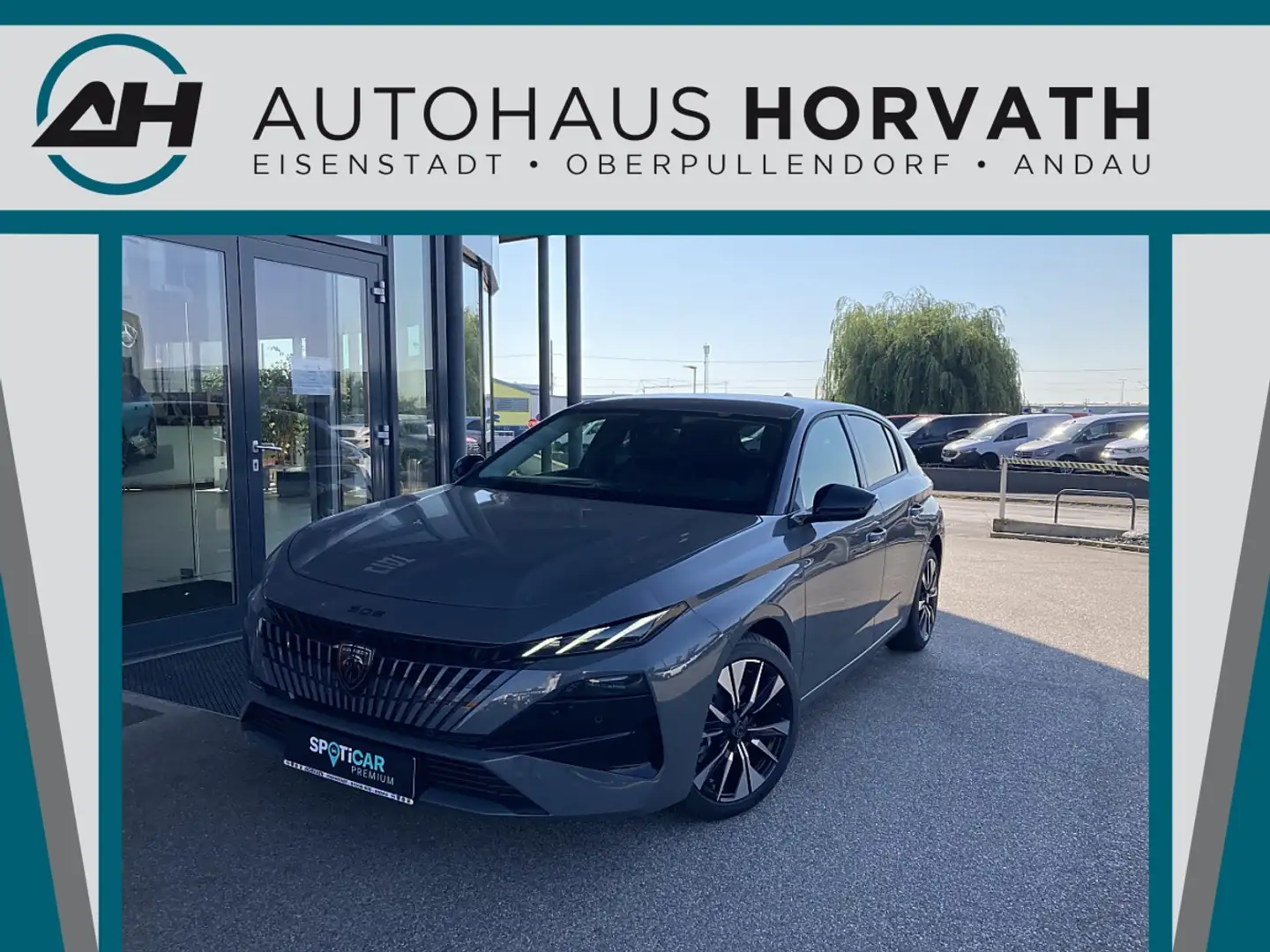 Peugeot 308 Hybrid 145 e-DSC6 Allure Grau - 1