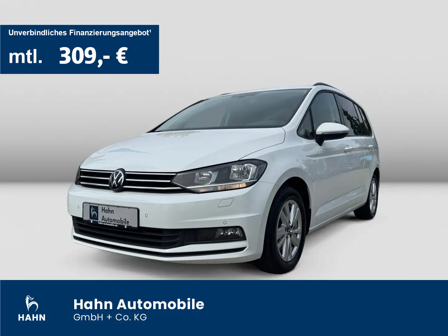 Volkswagen Touran 2.0TDI Comfortline Navi AHK Pano ACC CAM Blanc - 1