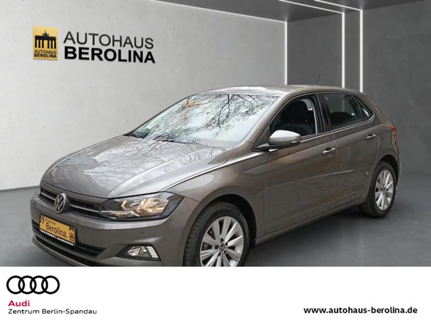 Volkswagen Polo 1.0 TSI Highline DSG *AHK*ACC*NAV*R-CAM* Gris - 1