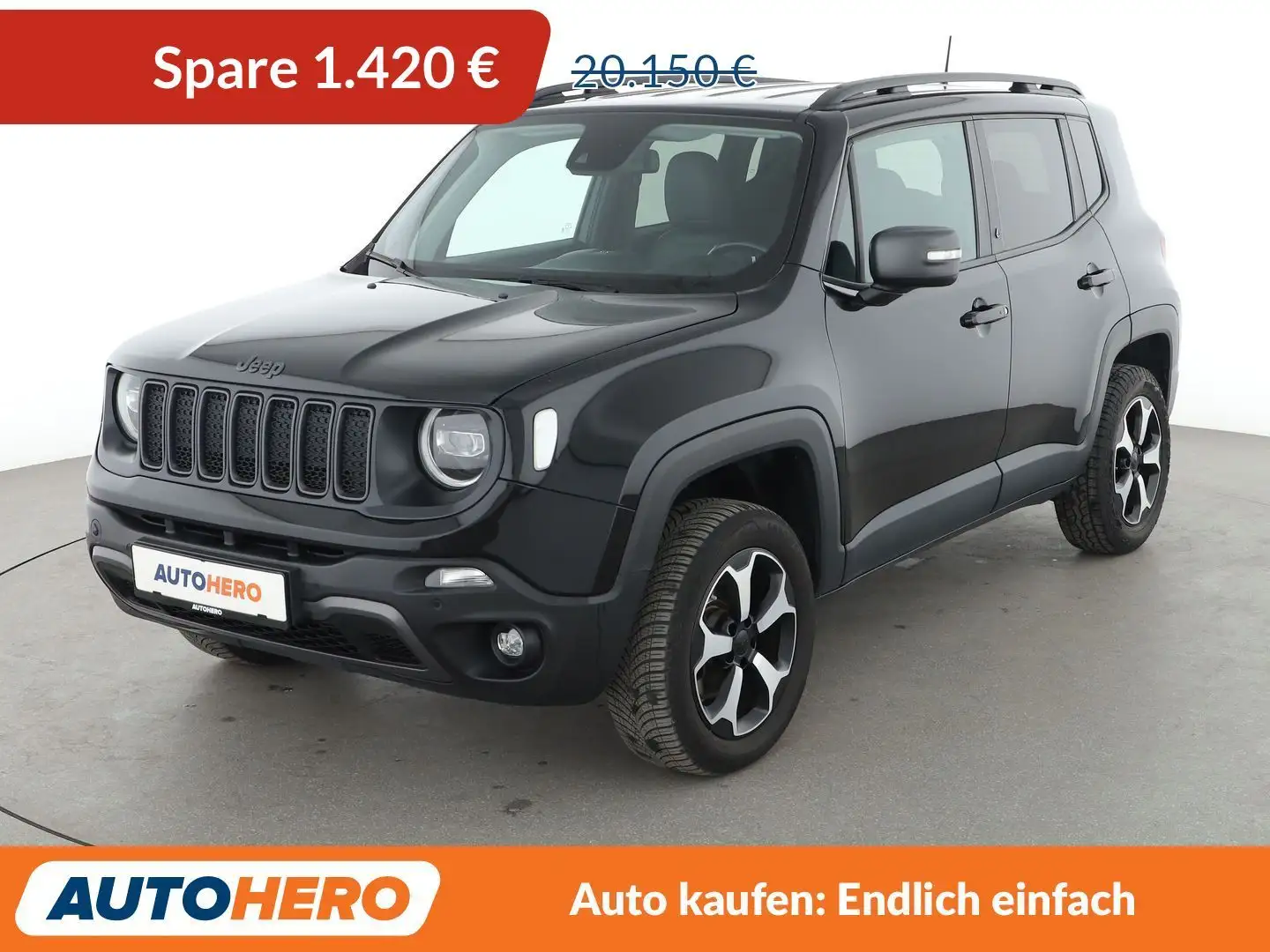 Jeep Renegade 2.0 M-Jet Trailhawk 4WD Aut.*NAVI*LED*TEMPO*CAM* Schwarz - 1