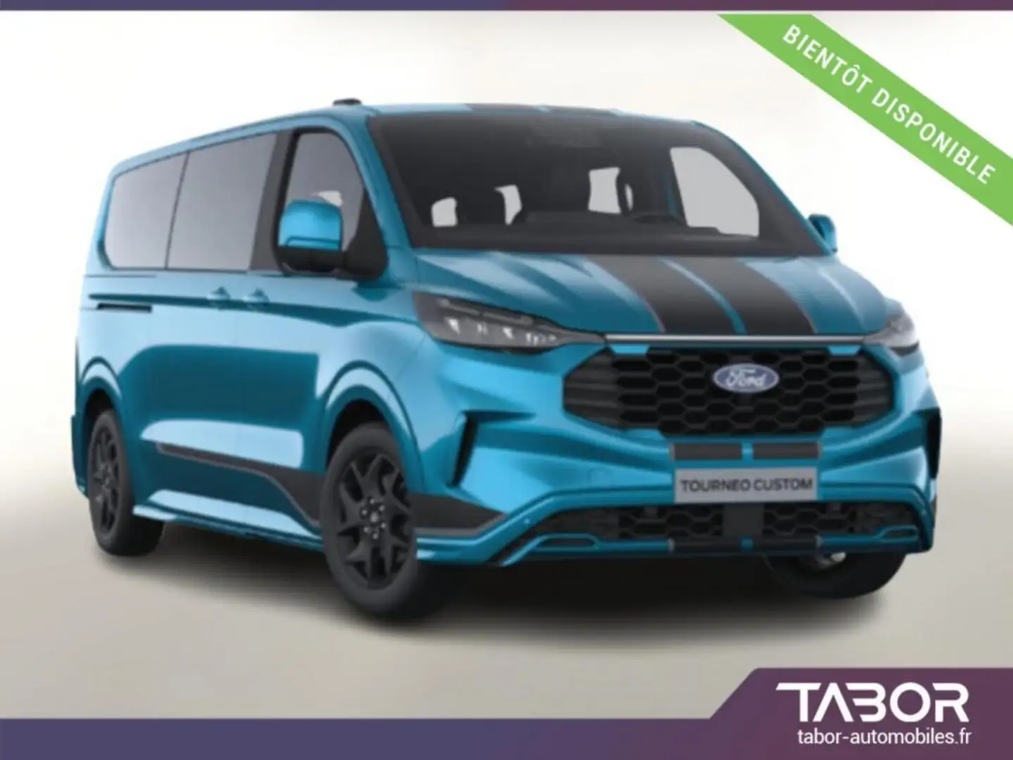 Ford Tourneo Custom Custom 2.0 TDCi 170 Aut Sport L2 Bleu - 1