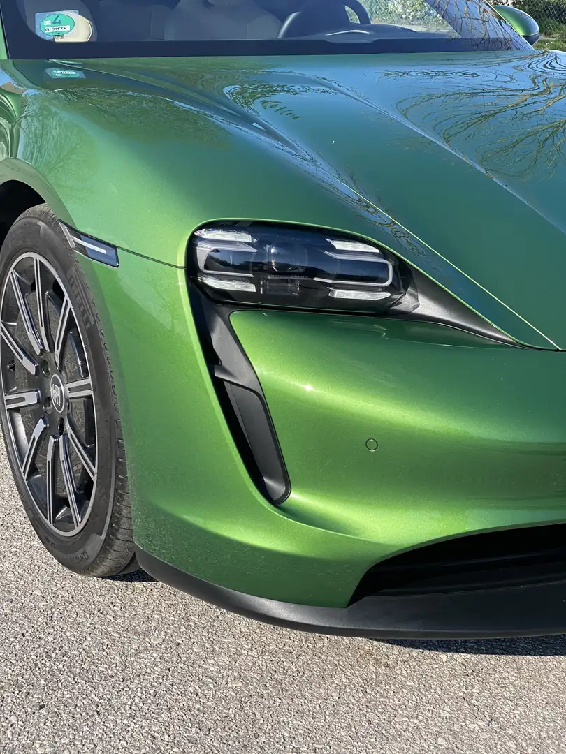 Porsche Taycan 4S+ 83 KWH Batt Tausch SitzBelüftung Club Lede Grün - 2