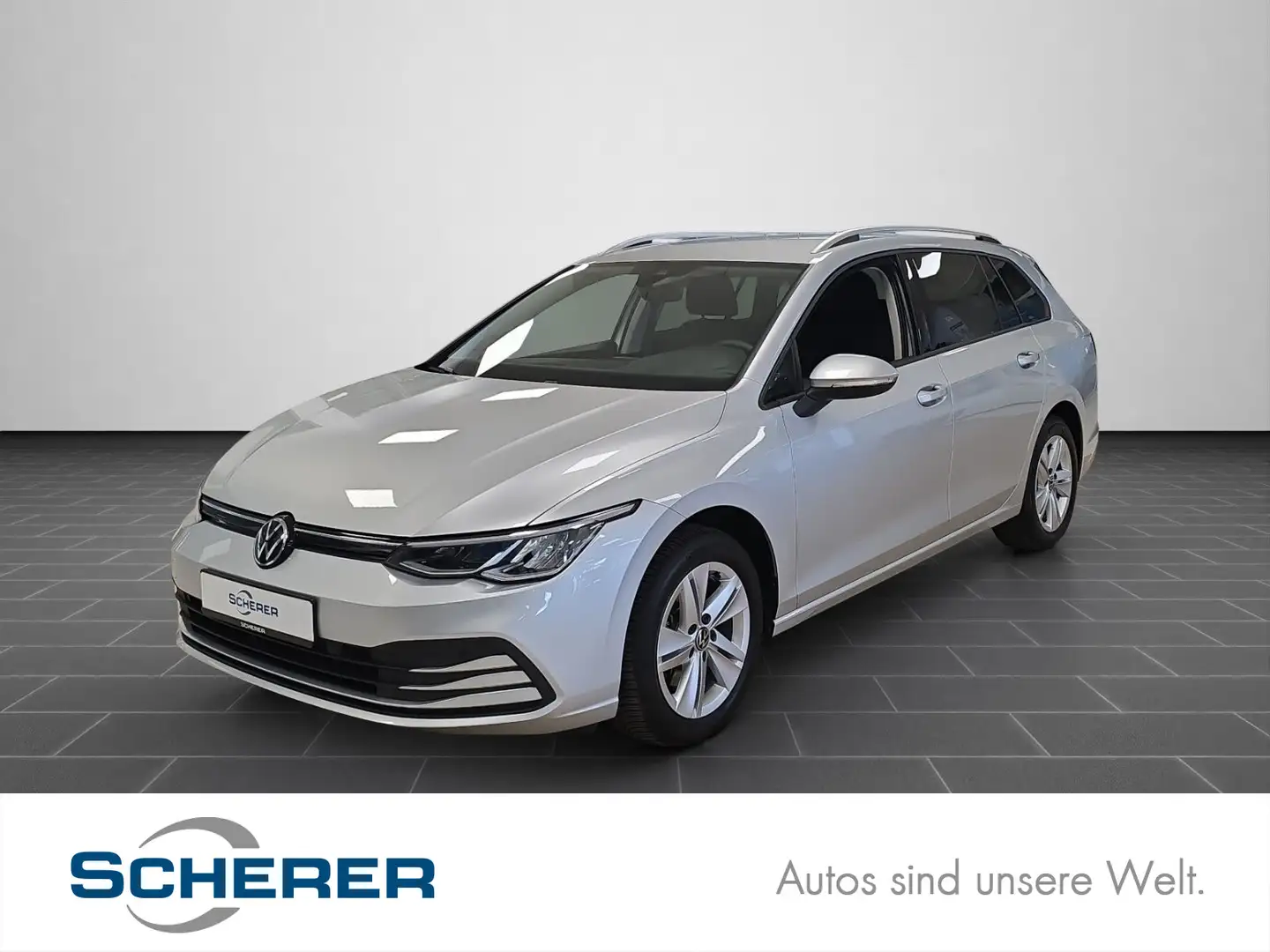 Volkswagen Golf Variant Golf VIII Variant 2.0 TDI Life DSG NAVI AHK ACC Plateado - 1
