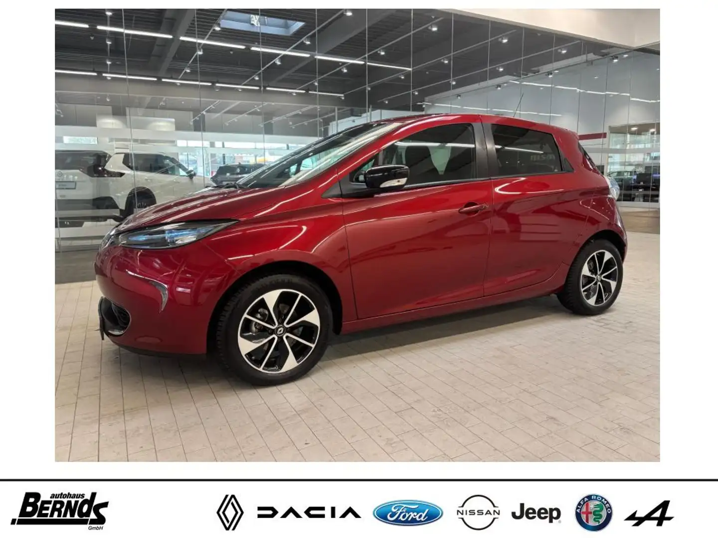 Renault ZOE (ohne Batterie) 22 kwh Intens  KLIMAAUTO SHZ Rot - 1