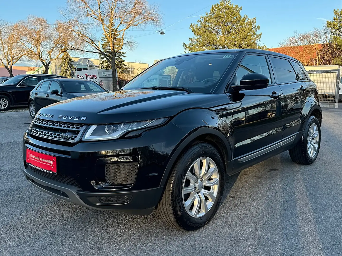 Land Rover Range Rover Evoque Pure 2,0 TD4 Aut. | NAVI | TEILLEDER | RFK | AHK | Schwarz - 1