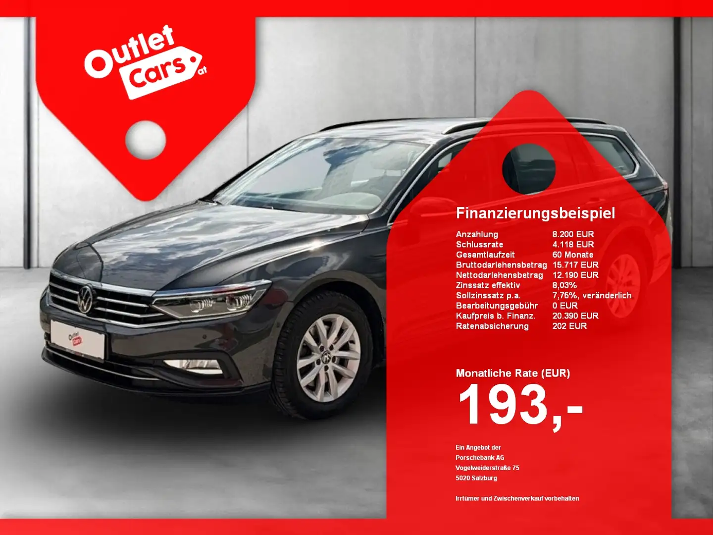 Volkswagen Passat Variant 2.0 TDI BMT Business IQLight+AHK Grau - 1