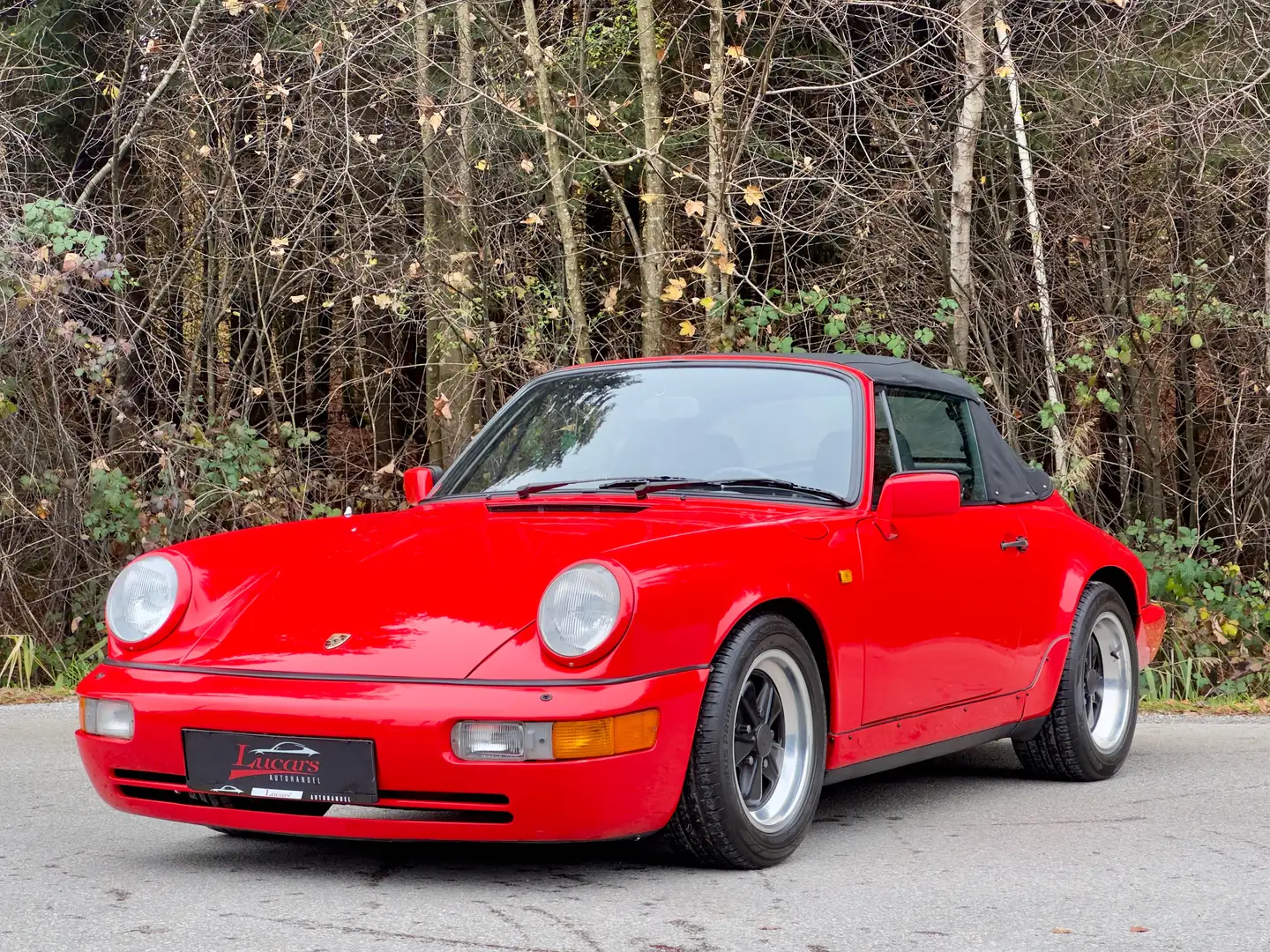Porsche 911 SC 3,0 Cabrio "964 Optik" Ö-Auto *TOP* Rot - 1