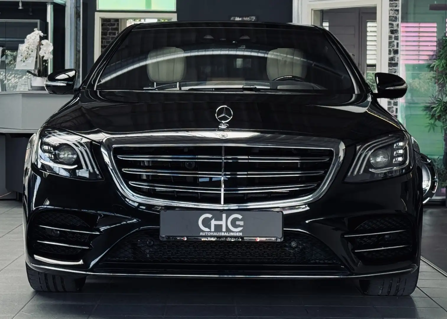 Mercedes-Benz S 450 4M |FOND-TV|CHAUFFEUR|BURMESTER|PANO|HUD| Noir - 2