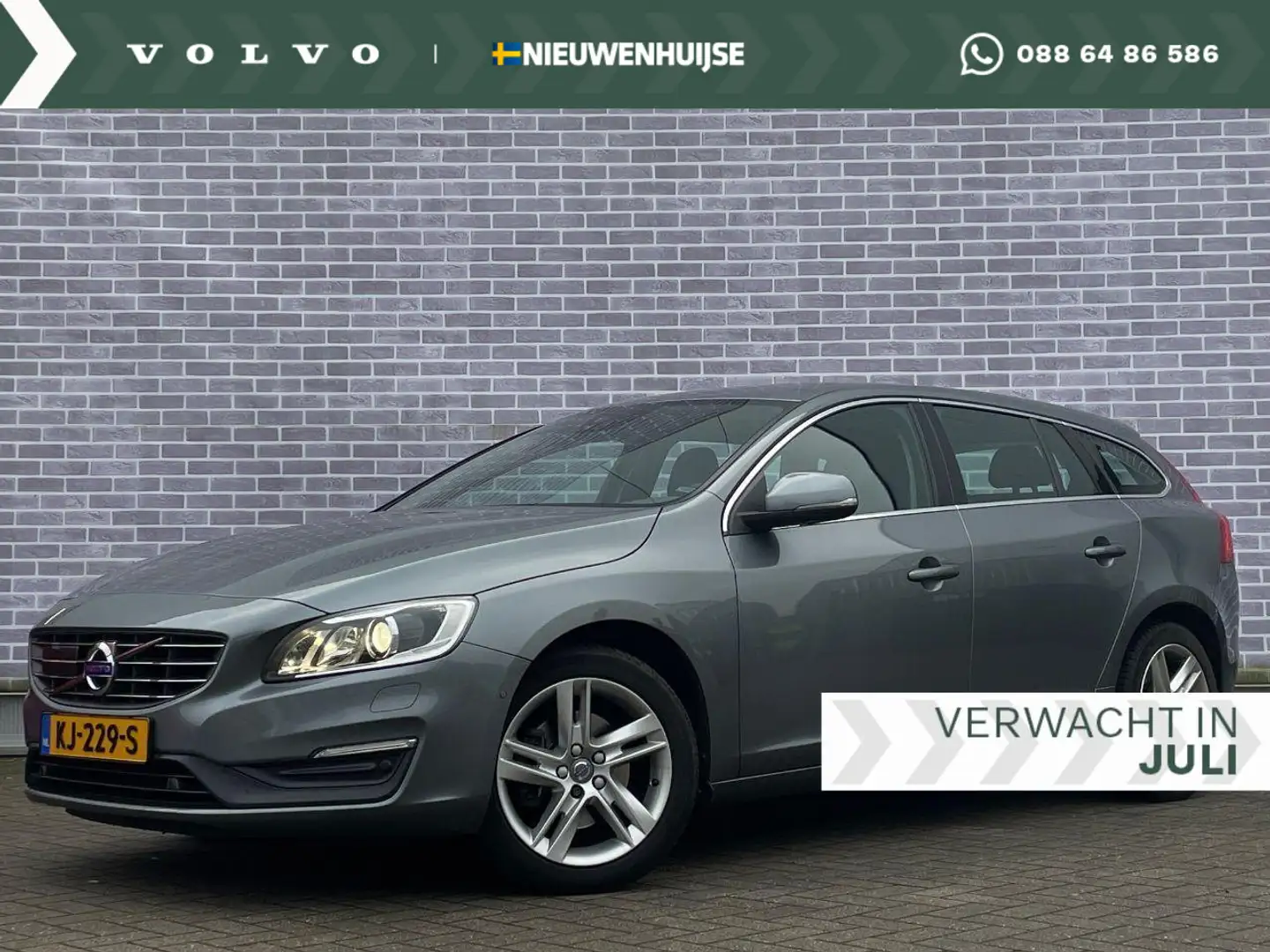 Volvo V60 2.0 T3 Nordic+ | Driver Support Line | Standkachel Gris - 1