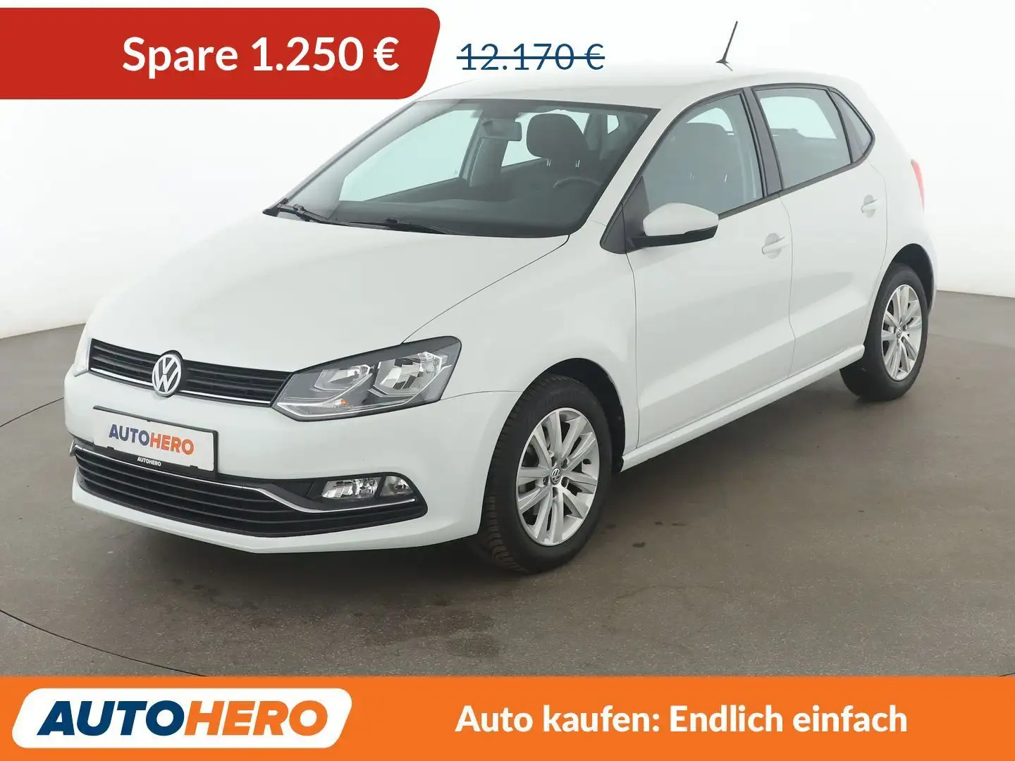 Volkswagen Polo 1.2 TSI Comfortline BlueMotion Tech *ALU* Weiß - 1