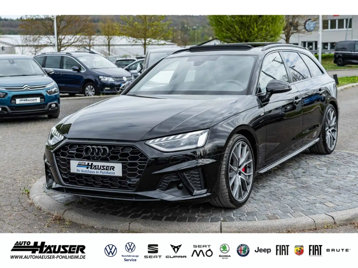 Audi A4 Avant 2.0 TFSI S line tronic quattro PANO STANDHZG Schwarz - 1