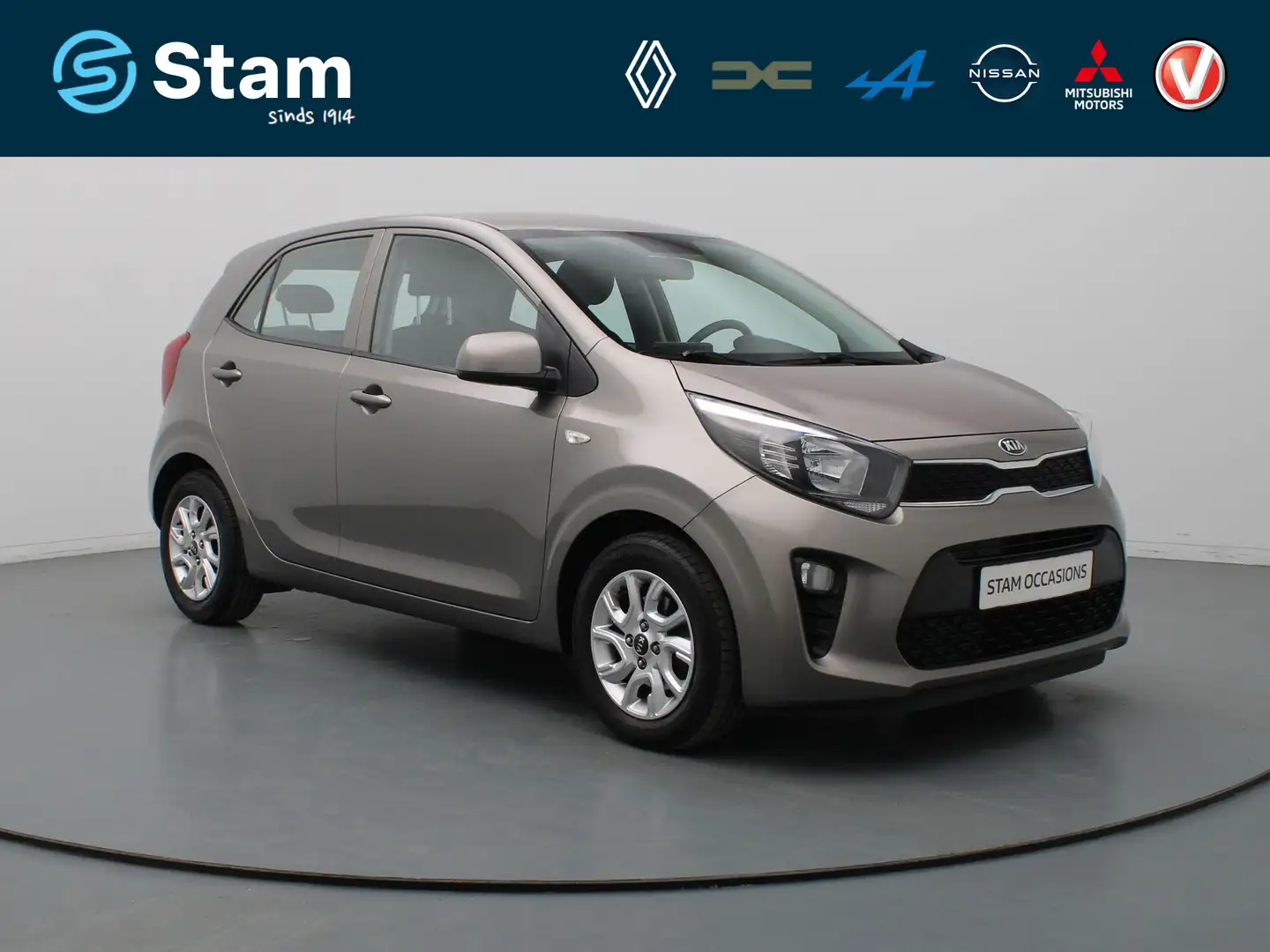 Kia Picanto 1.0 CVVT ComfortPlusLine Navigator Airco | Camera Grijs - 1