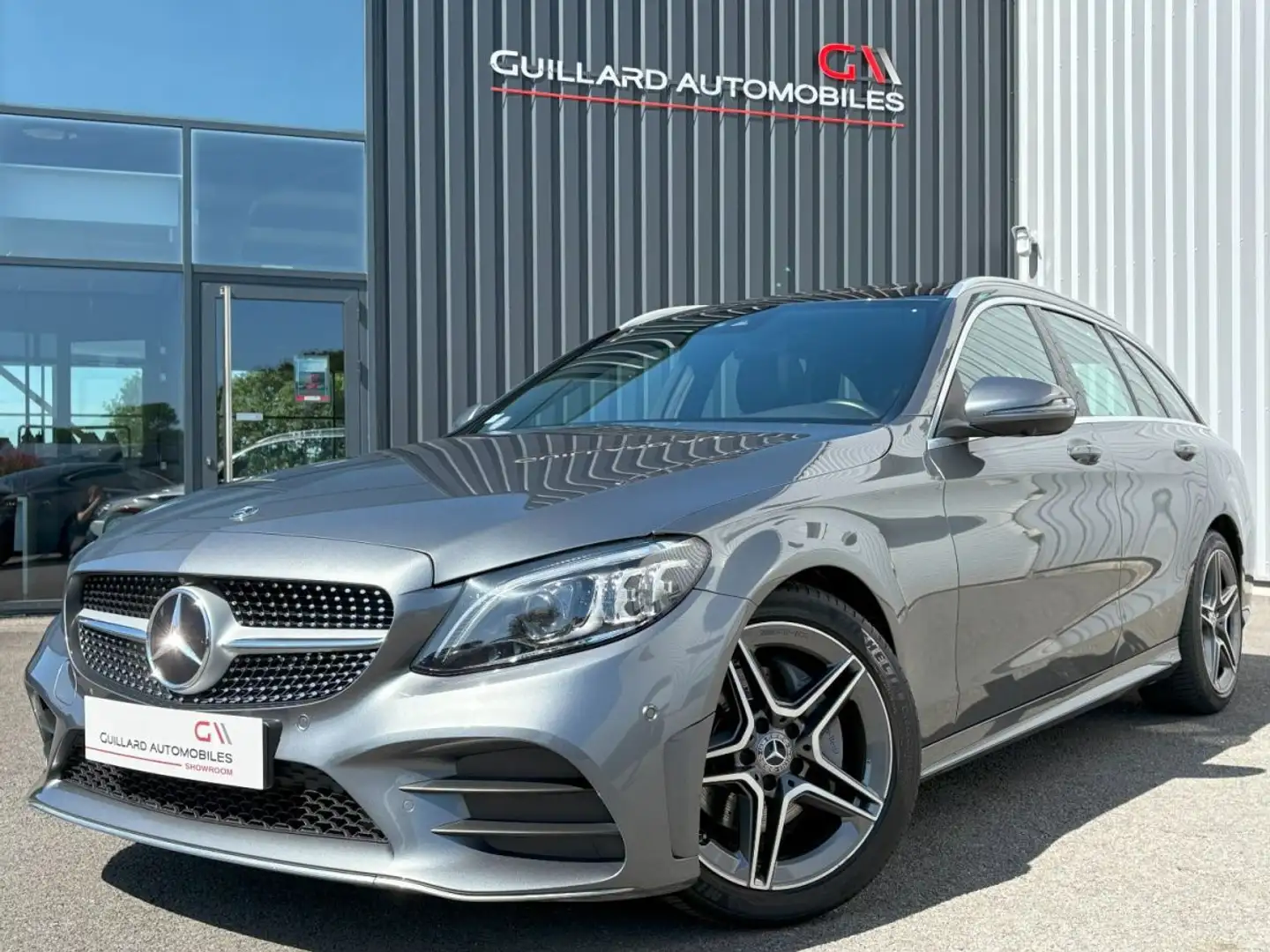 Mercedes-Benz C 200 BREAK 200 AMG LINE 184ch 9G TRONIC Gris - 1