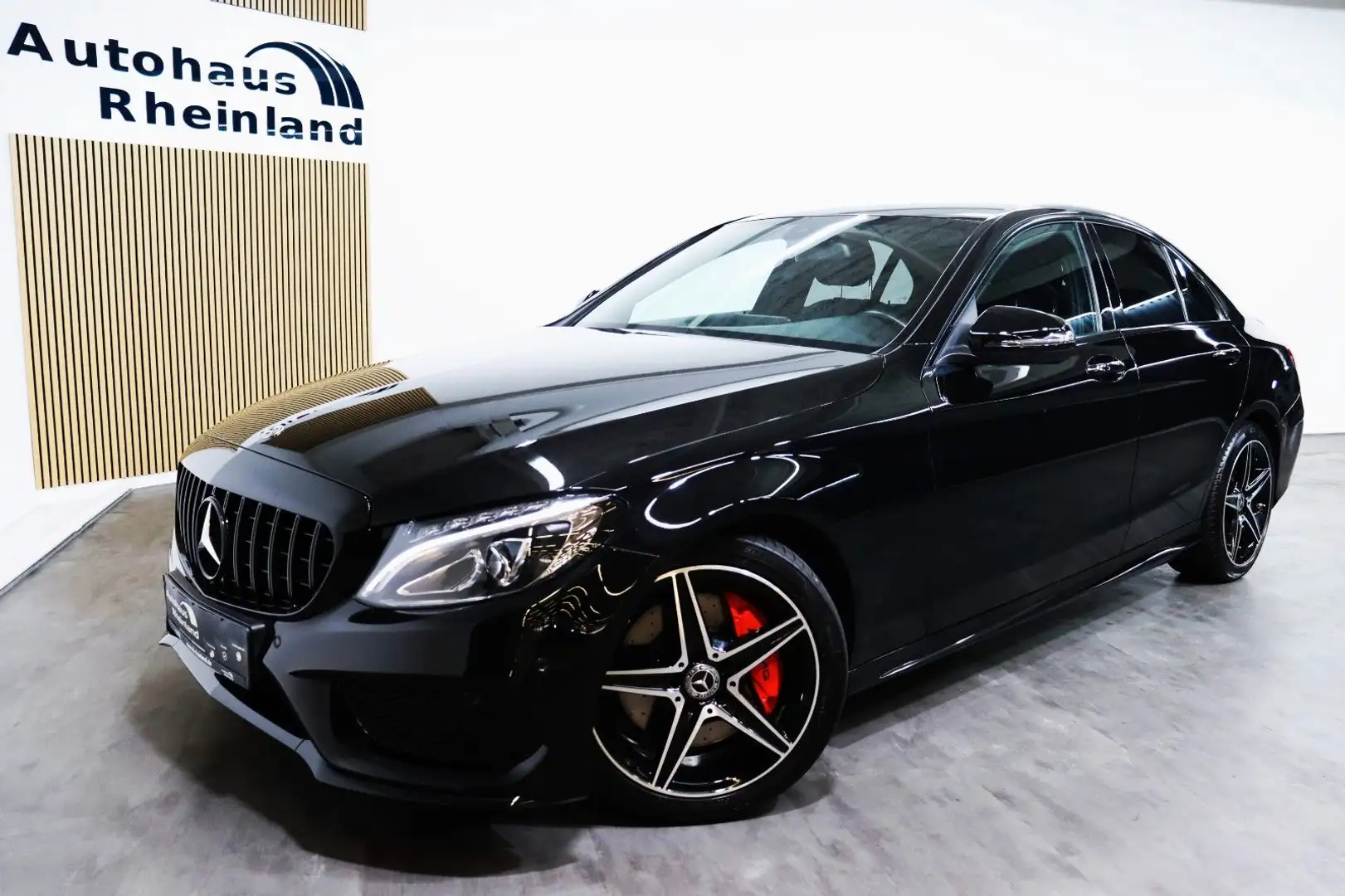 Mercedes-Benz C 250 C250d Lim. AMG*NIGHT-PAKET*VOLLLEDER*2.HAND*LED Schwarz - 1