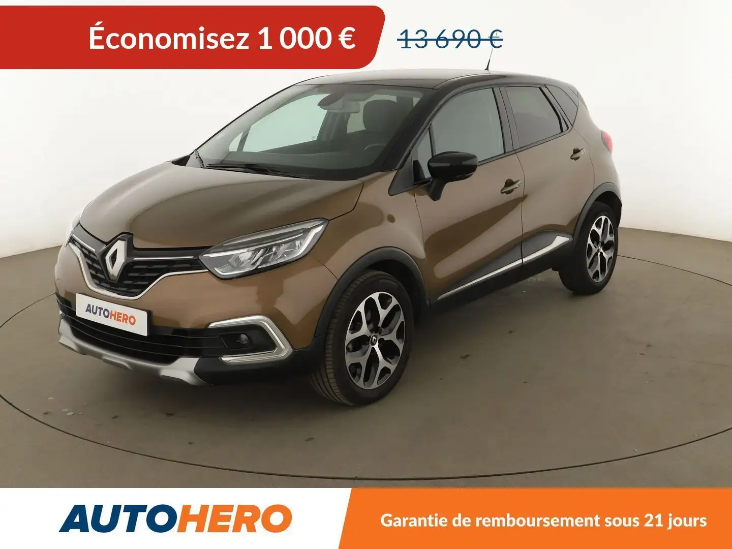 Renault Captur 1.2 TCe Energy Intens EDC Brun - 1