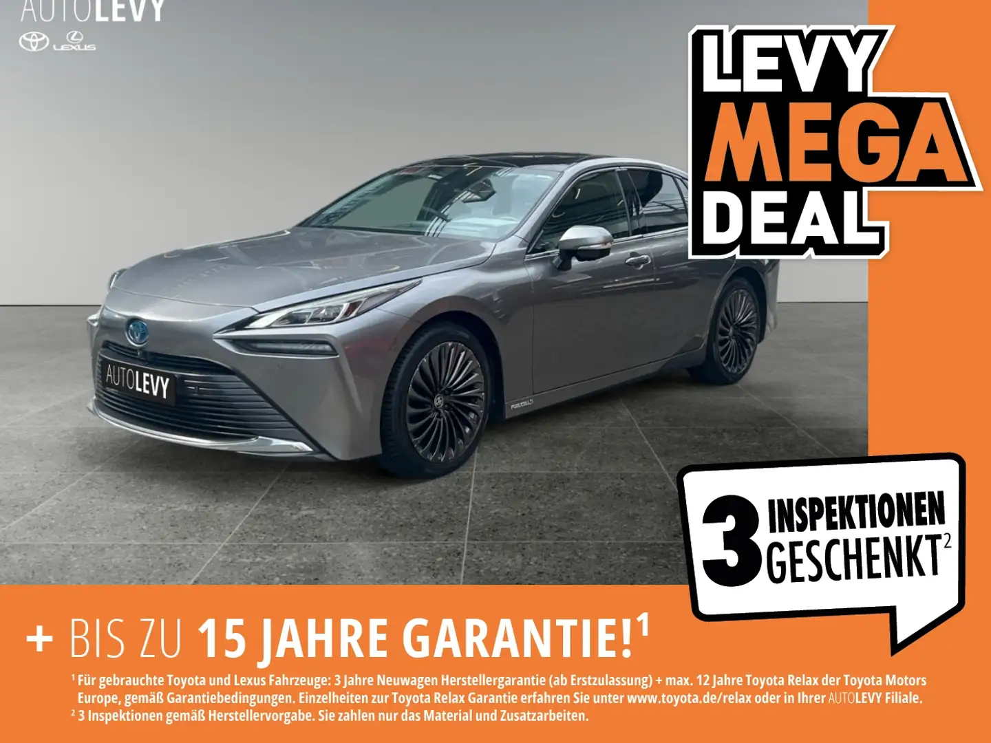 Toyota Mirai Advanced Wasserstoff *PANO*HUD*JBL* Silber - 1