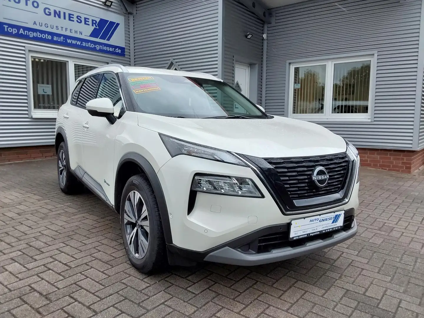 Nissan X-Trail e-POWER 4x4 e-4ORCE N-Connecta ACC/APP/LED/PDC/... Blanc - 1