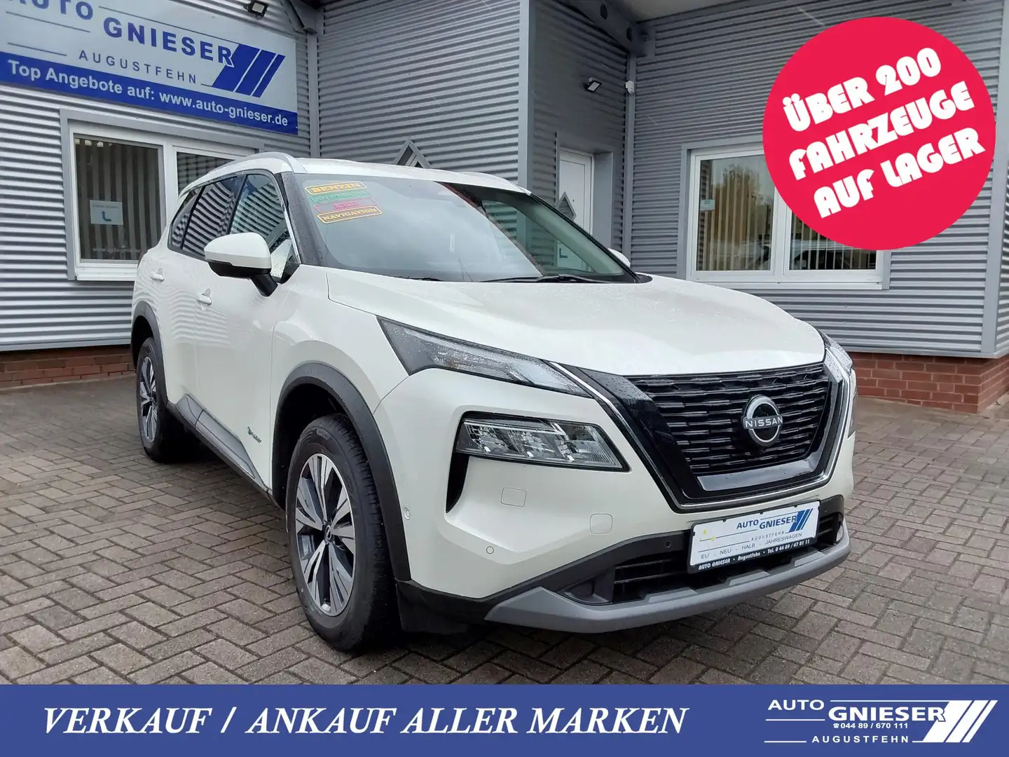 Nissan X-Trail e-POWER 4x4 e-4ORCE N-Connecta ACC/APP/LED/PDC/... Weiß - 1