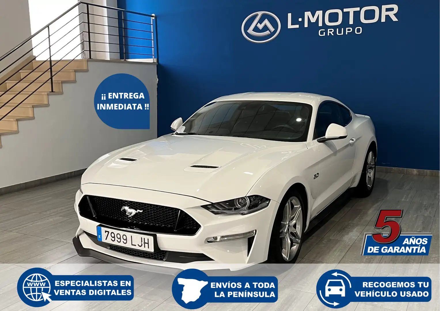 Ford Mustang 5.0 Ti-VCT V8 336kW  GT A.(Fast.) - 1