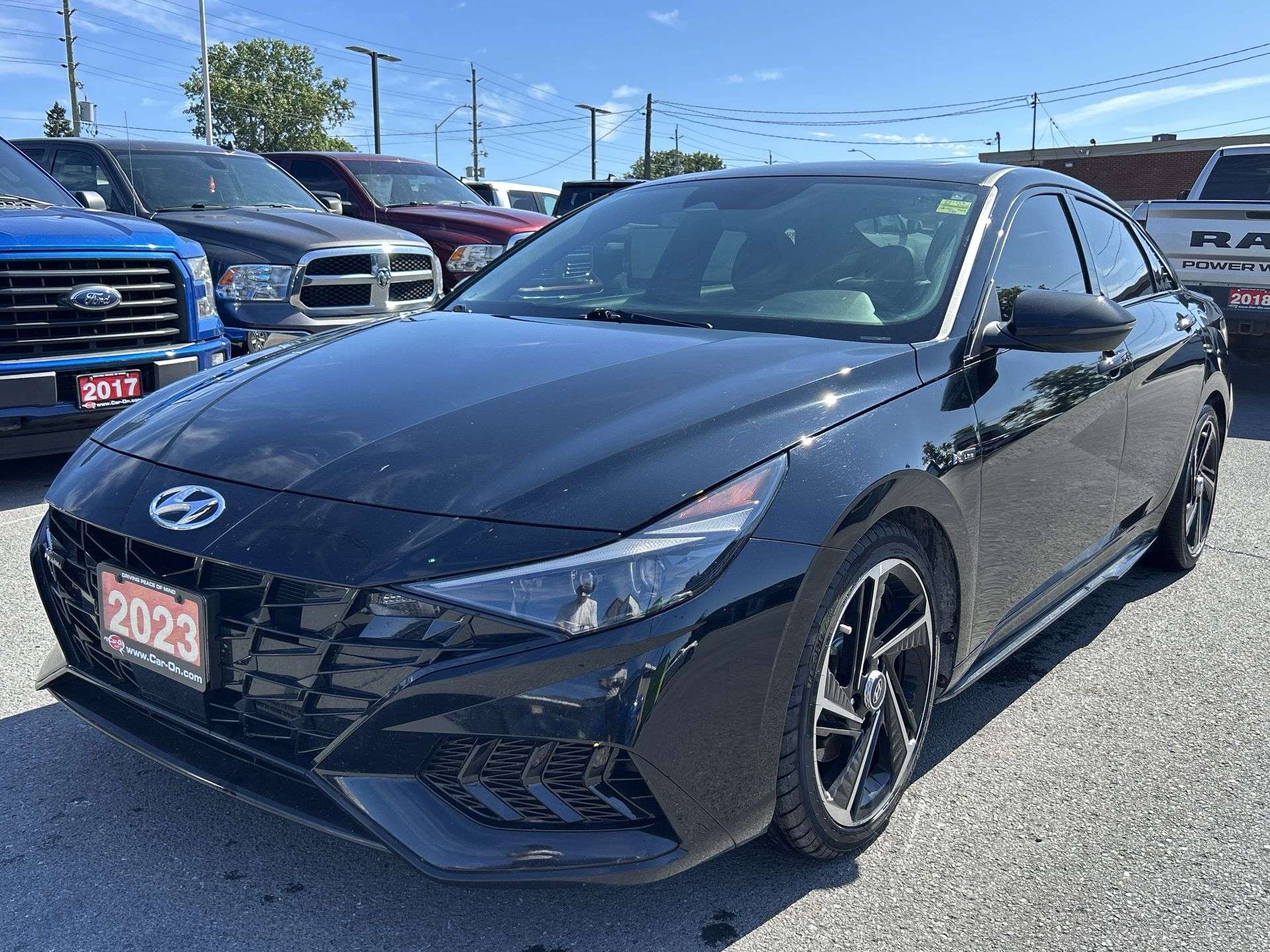 Black 2023 Hyundai Elantra Sedan  Automatic