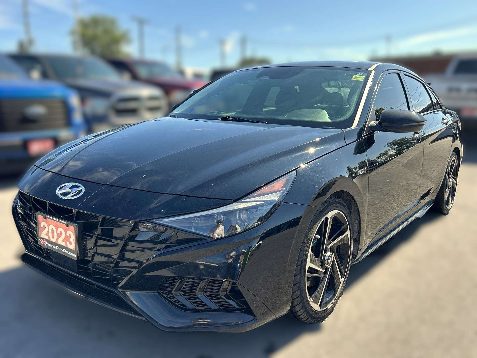 Black 2023 Hyundai Elantra Sedan  Automatic