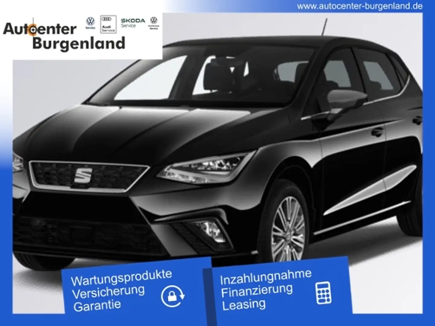 SEAT Ibiza 1.0 MPI Style Schwarz - 1