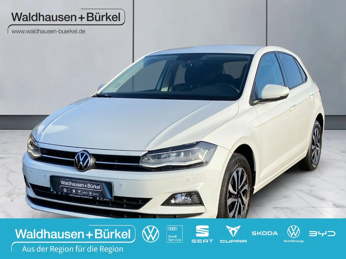 Volkswagen Polo 1.0 TSI Active*LED*APP*BLINDSPOT*ACC*NAVI* Klima Blanc - 1