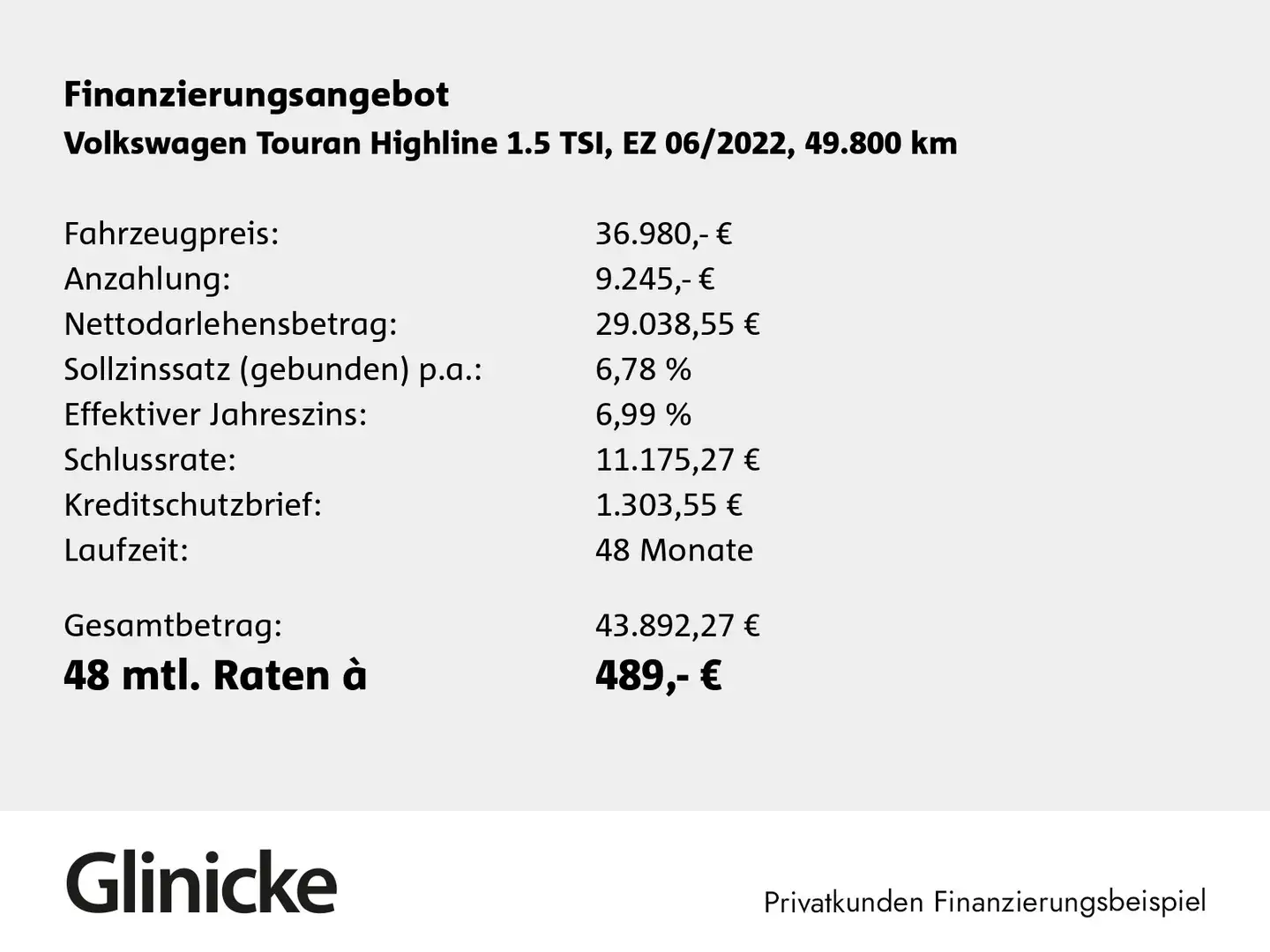 Volkswagen Touran 1.5 TSI Highline R-line  AHK Pano Dynaudi Grau - 2