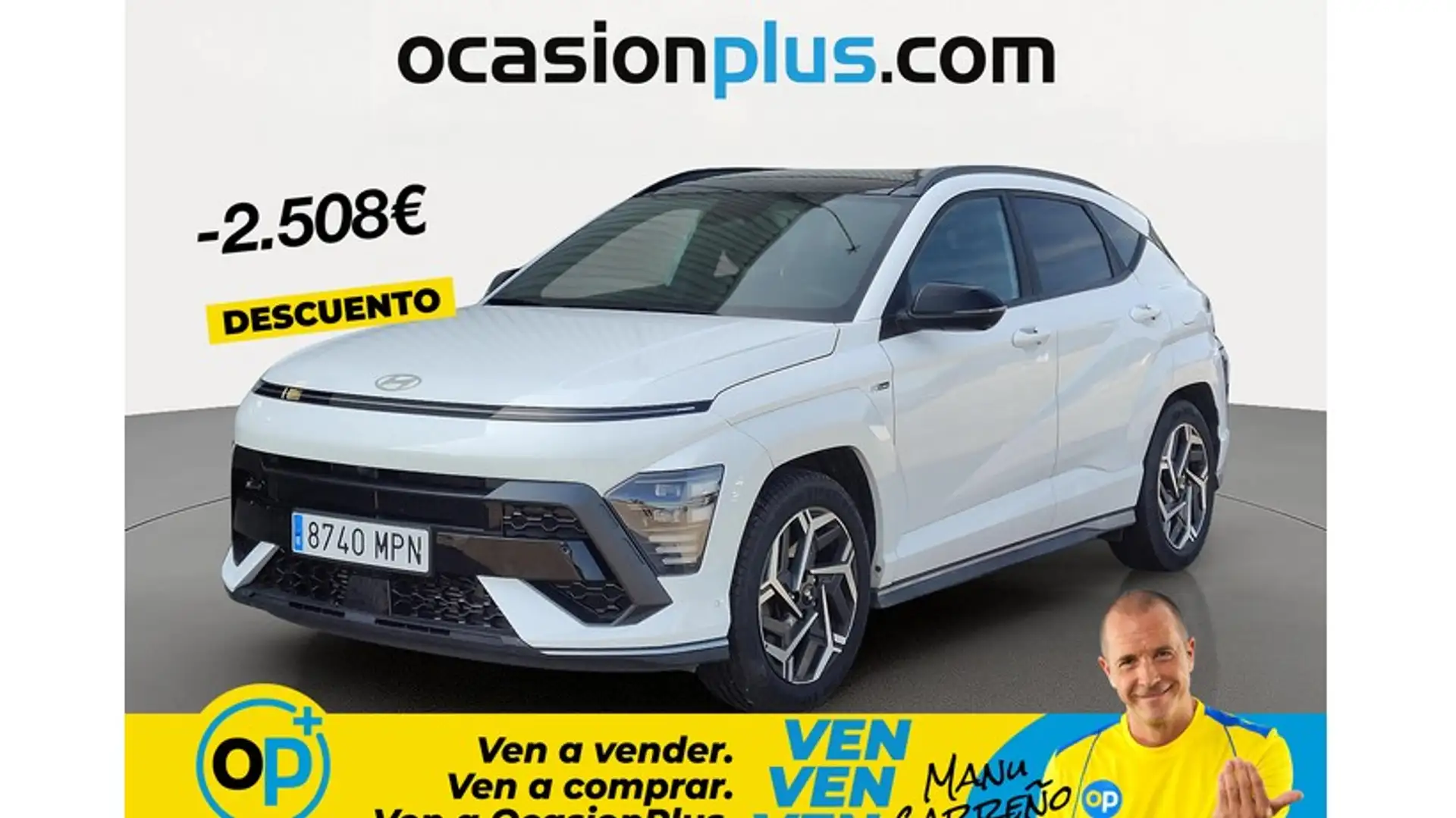 Hyundai KONA 1.6 TGDI Nline Style 4x4 DT Blanco - 1