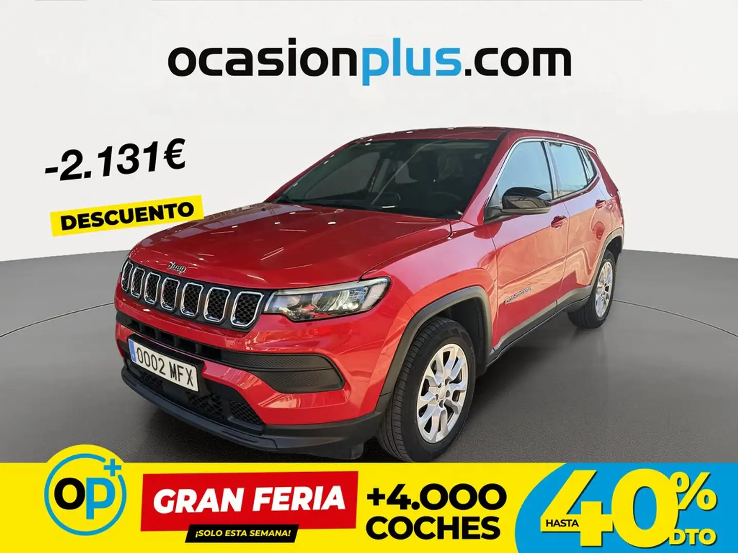 Jeep Compass 1.5 MHEV Longitude FWD DCT Rojo - 1