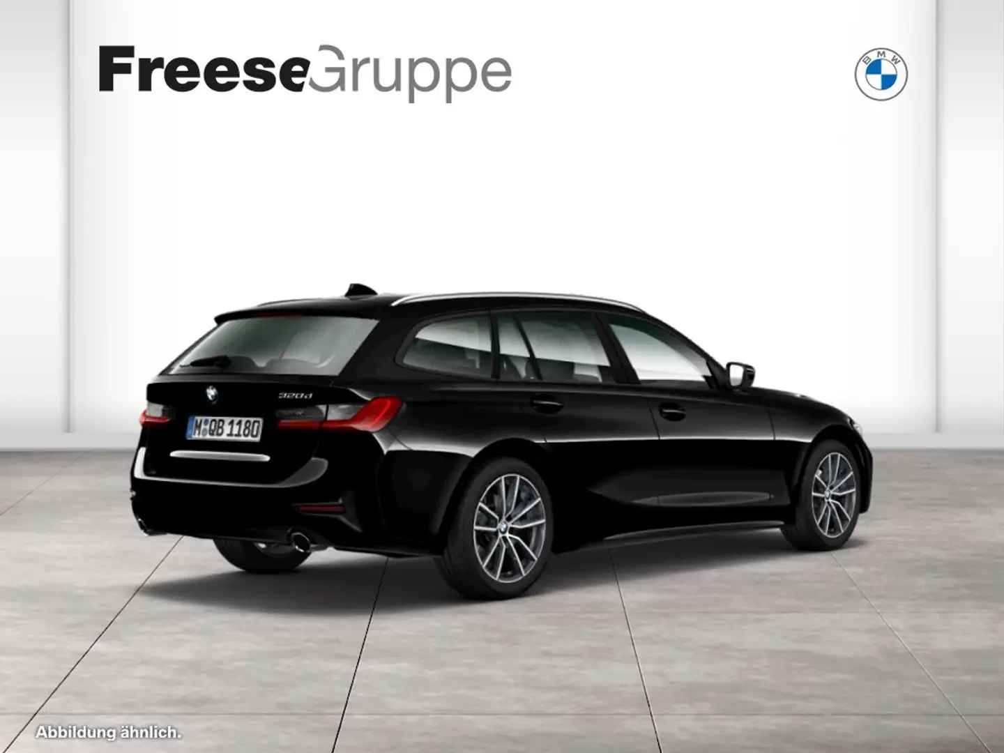 BMW 320 d Touring DAB LED Klimaaut. PDC Schwarz - 2