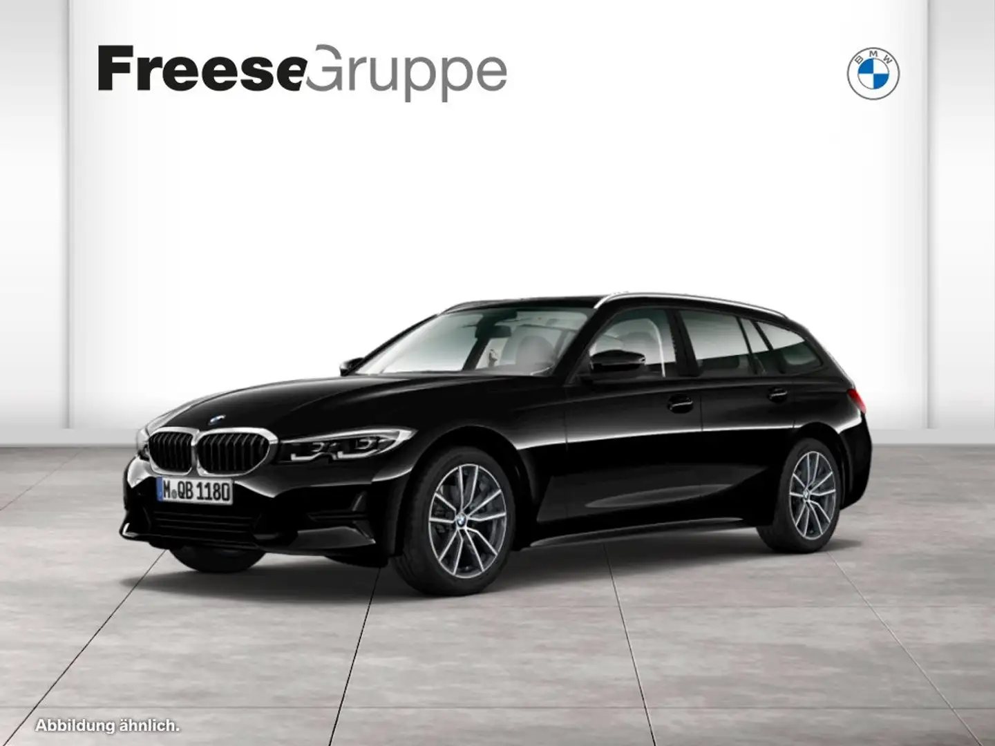 BMW 320 d Touring DAB LED Klimaaut. PDC Schwarz - 1