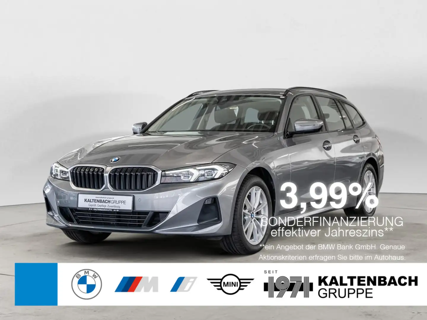 BMW 320 d Touring xDrive LED FACEL. NAVI Allrad Grijs - 1