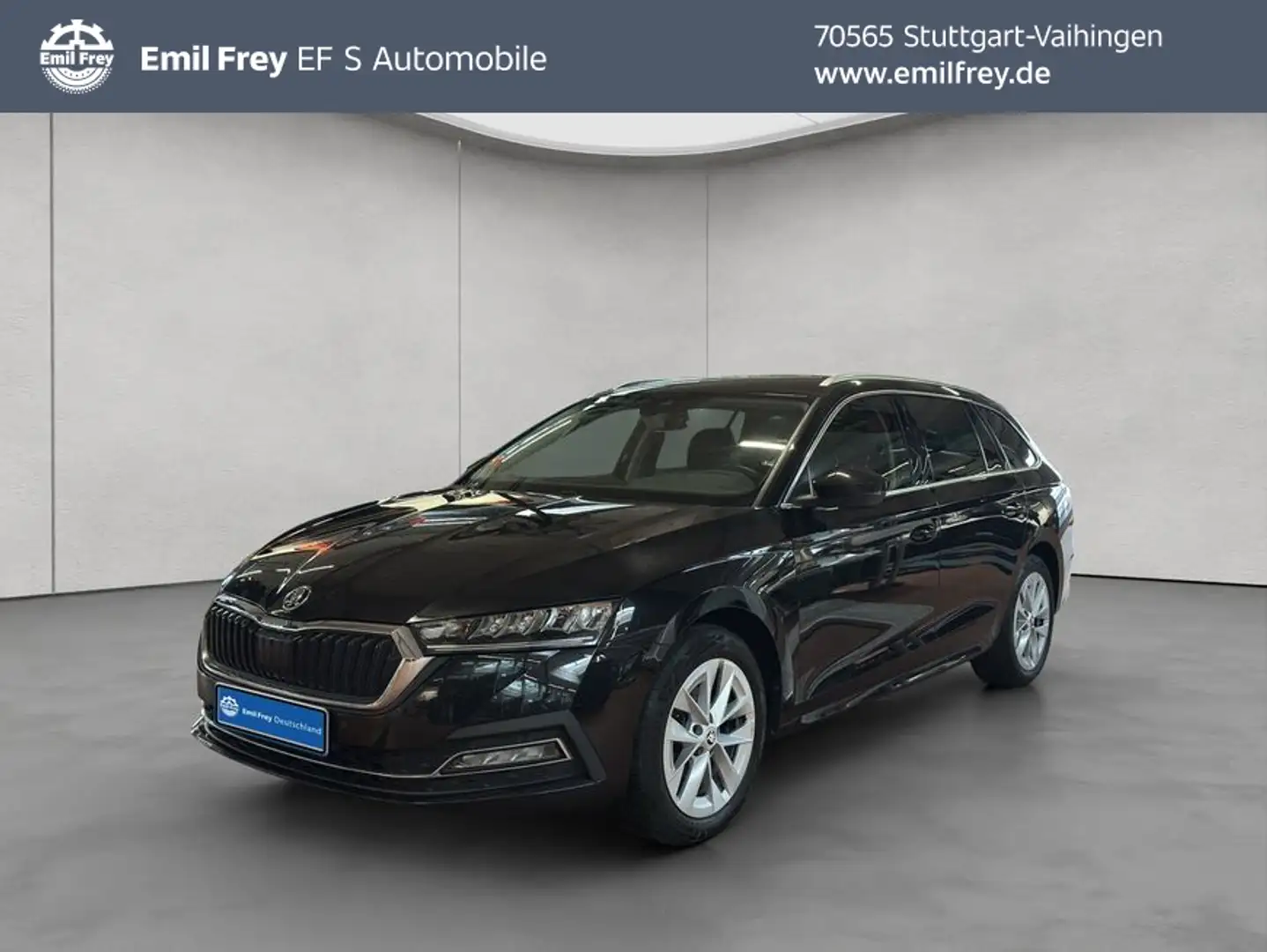 Skoda Octavia Combi 1.0 TSI First Edition Schwarz - 1