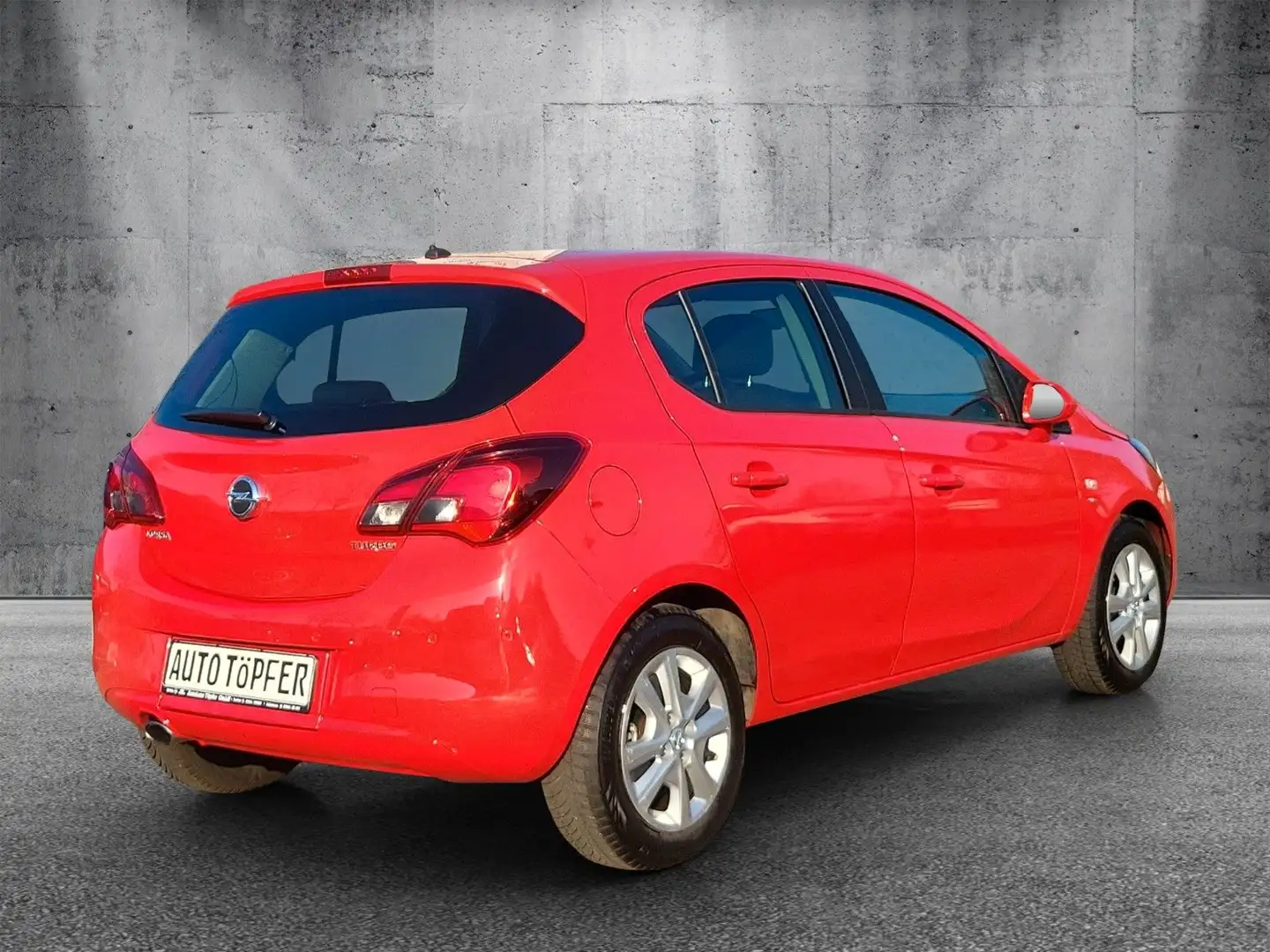 Opel Corsa E Sondermodell "Drive" mit Garantie/1-Hand Roşu - 2