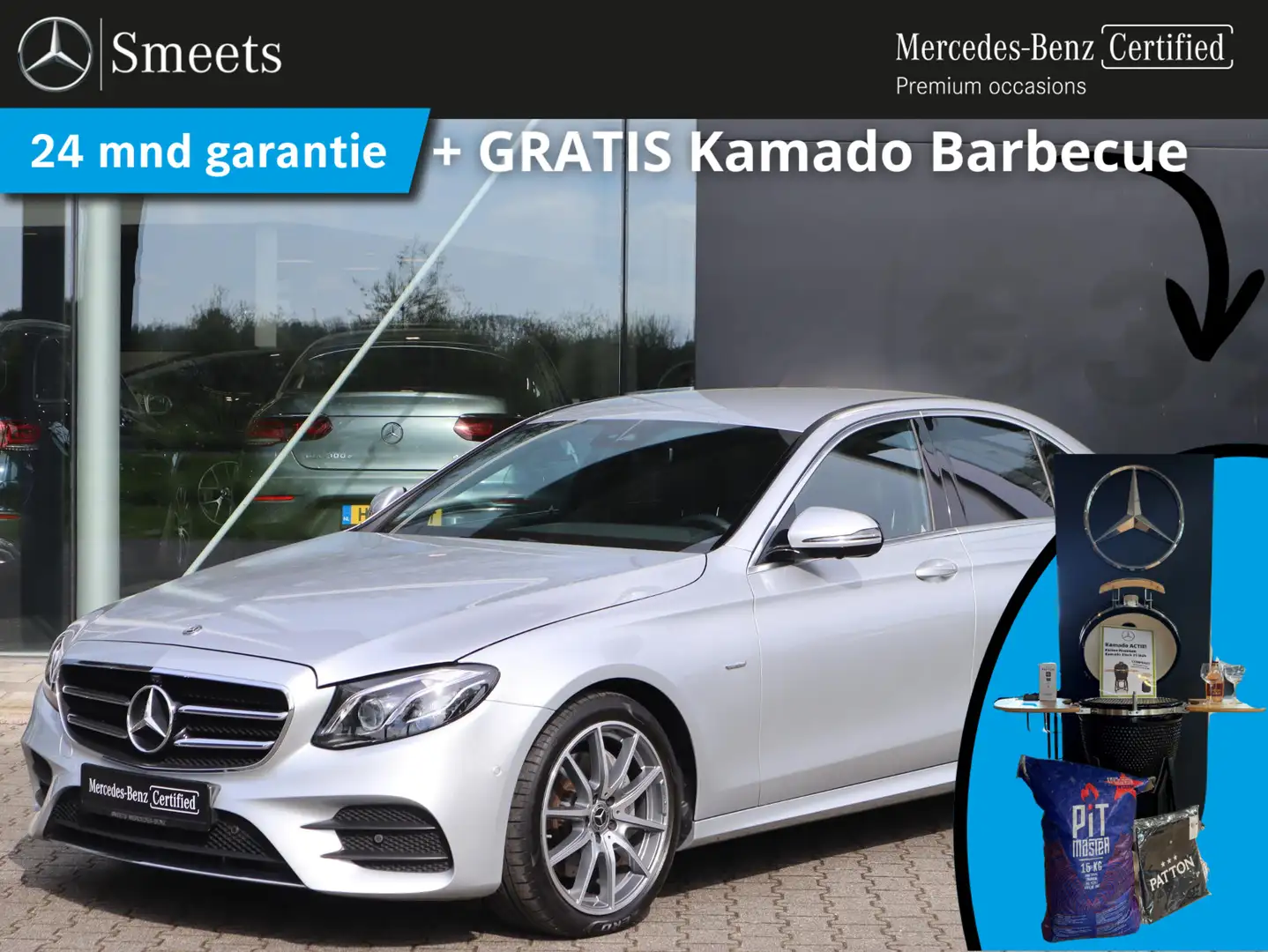 Mercedes-Benz E 200 Business Solution Sport AMG line | Memory Seats | Grijs - 1