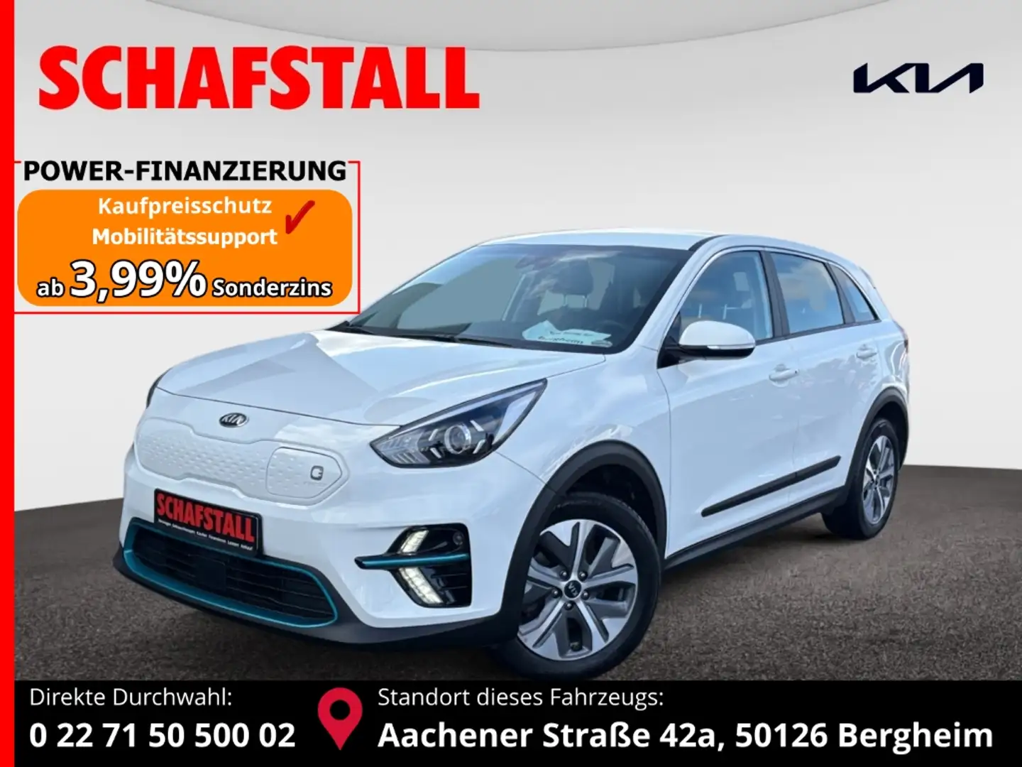 Kia Niro EV Edition 7 Carplay Tempomat Kamera Weiß - 1