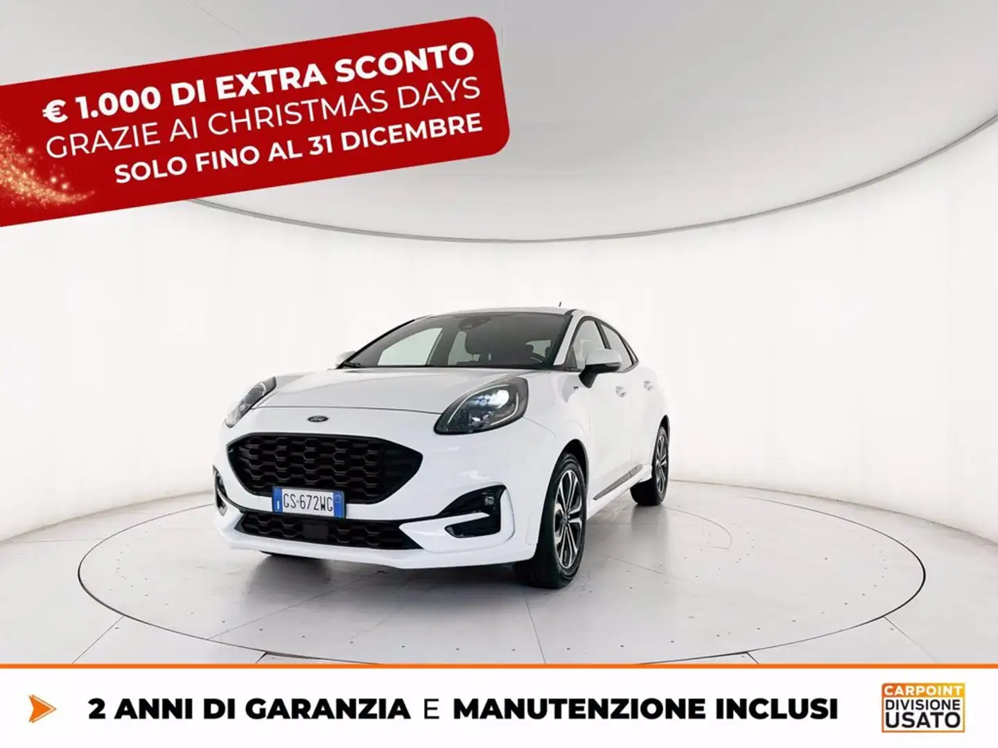 Ford Puma 1.0 ecoboost h st-line s&s 125cv auto Beyaz - 1