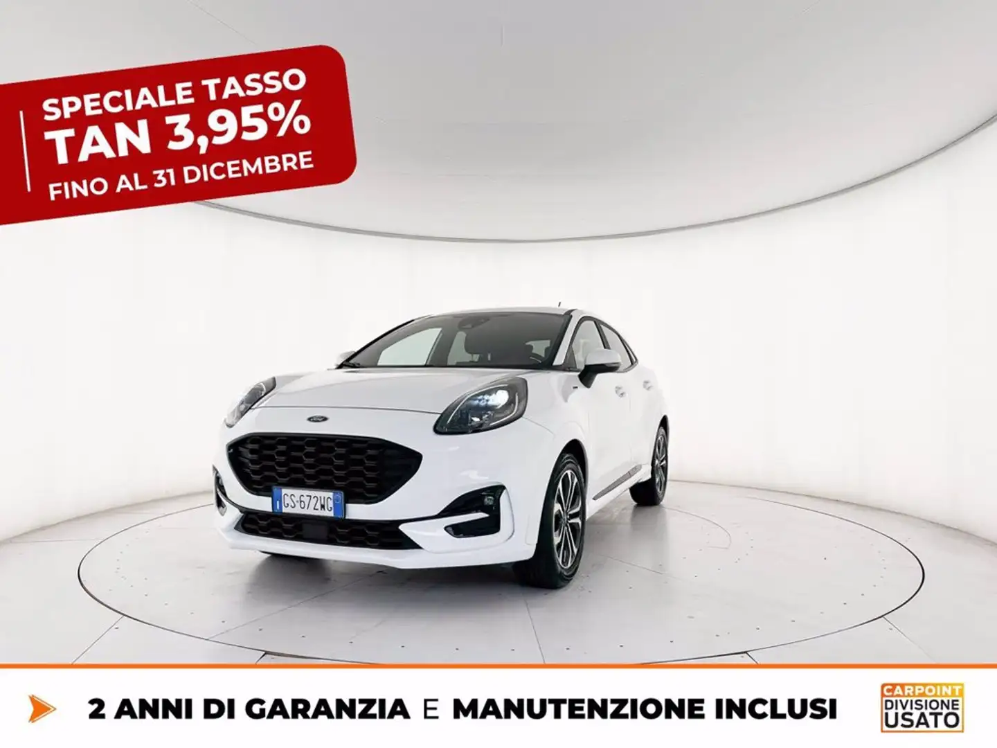 Ford Puma 1.0 ecoboost h st-line s&s 125cv auto Bianco - 1