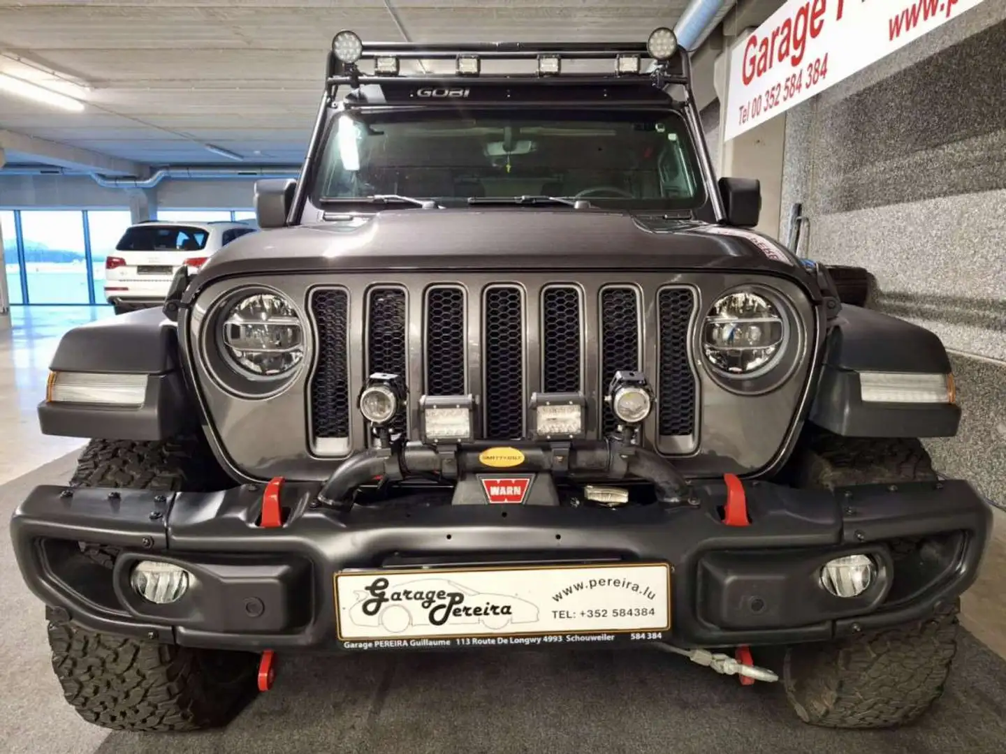 Jeep Wrangler 2.2 CRDi UNLIMITED RUBICON CUIR NAVI Gris - 2