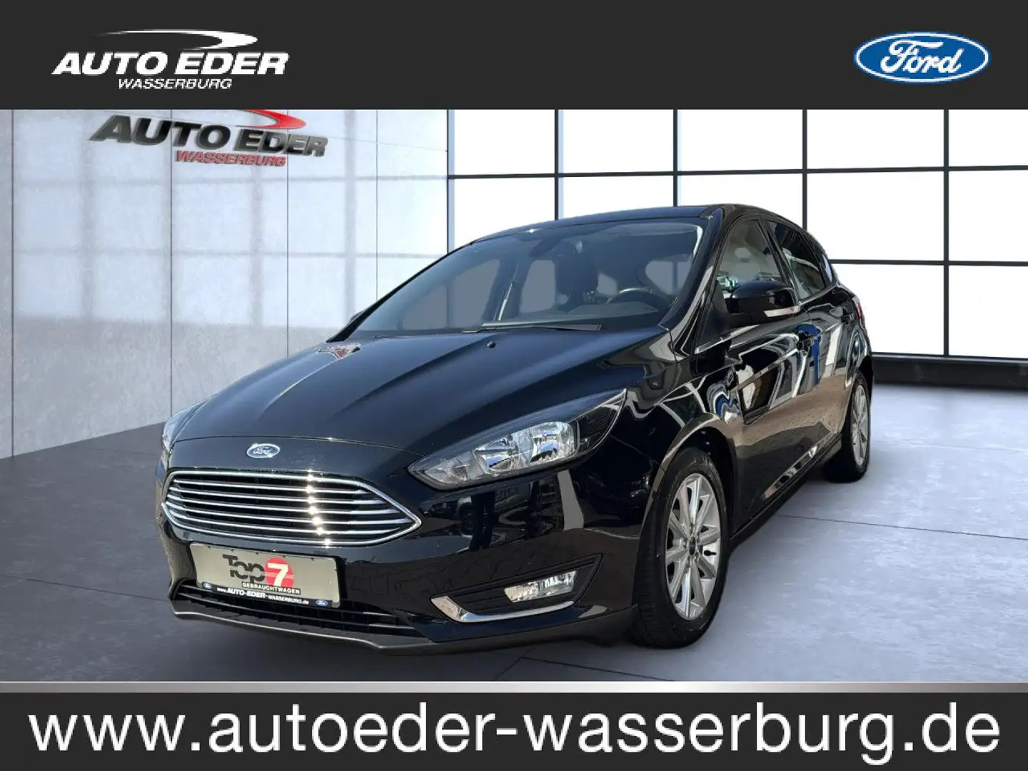 Ford Focus Titanium 1.5 EcoBoost Bluetooth Navi Klima Noir - 1