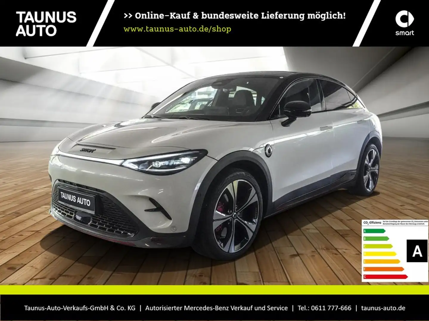 smart #3 BRABUS-LED-HUD-PANO-LEDER-MEMORY-SOUND-KAM Weiß - 1