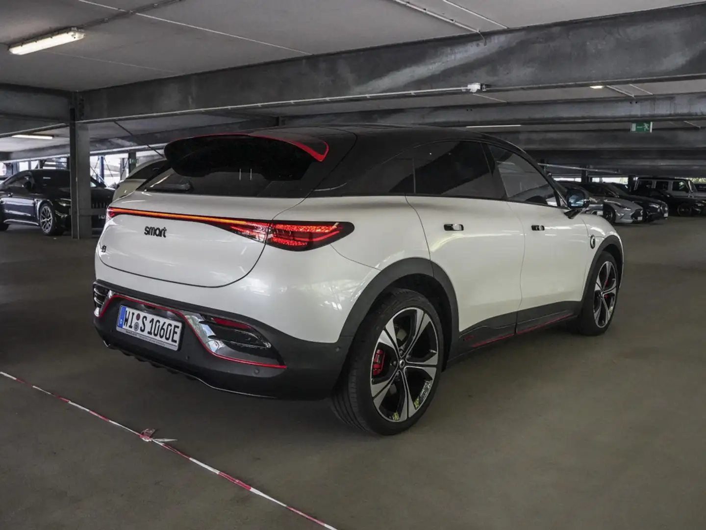 smart #3 BRABUS-LED-HUD-PANO-LEDER-MEMORY-SOUND-KAM Blanco - 2