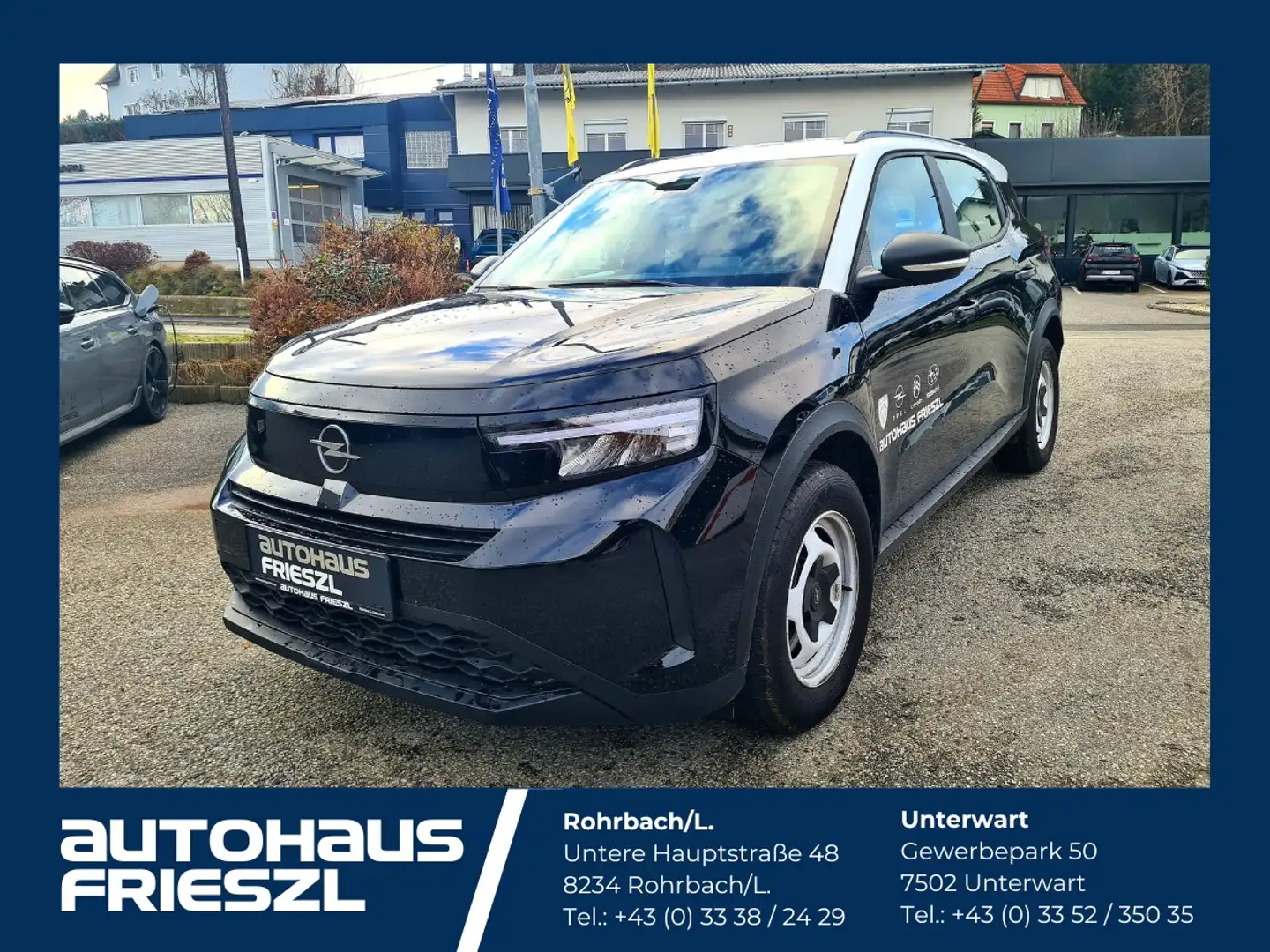 Opel Frontera 1.2 DI MHEV Edition Aut. Tech-Paket Schwarz - 1