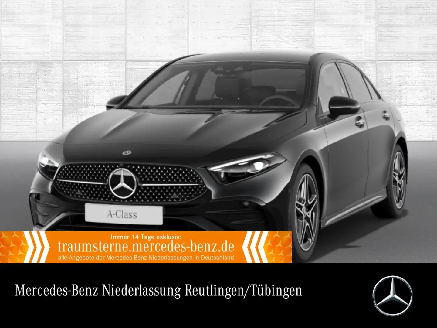 Mercedes-Benz A 220 d Lim AMG+NIGHT+PANO+360°+AHK+MULTIBEAM+HUD Negro - 1