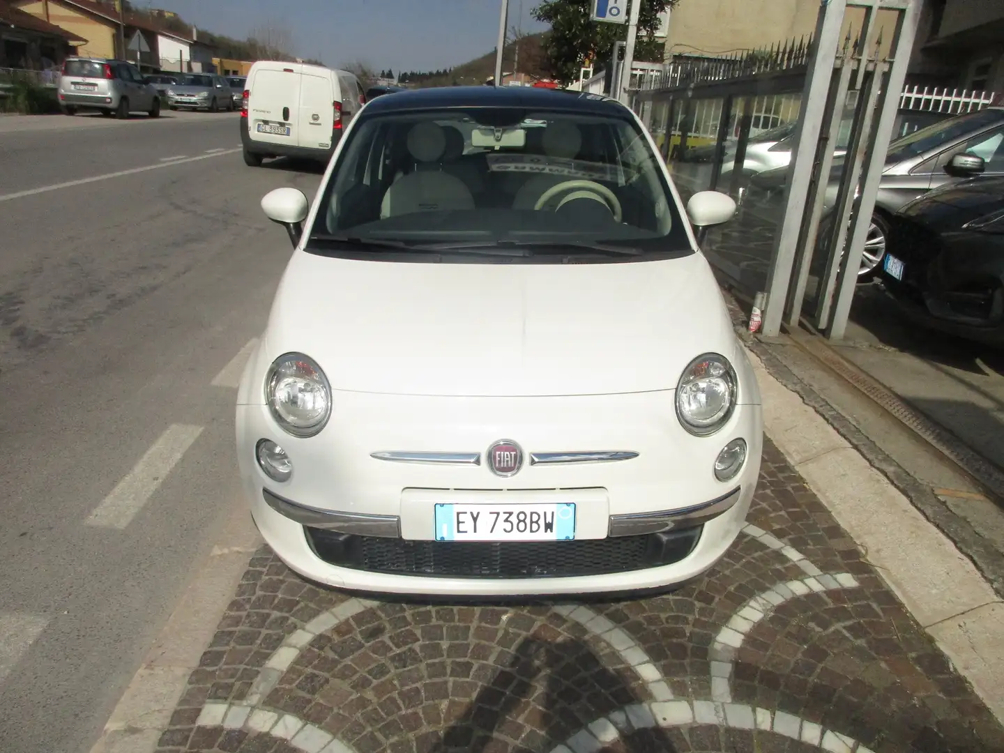 Fiat 500 1.3 mjt 16v Lounge 95cv my14 full opt garantita Bianco - 2