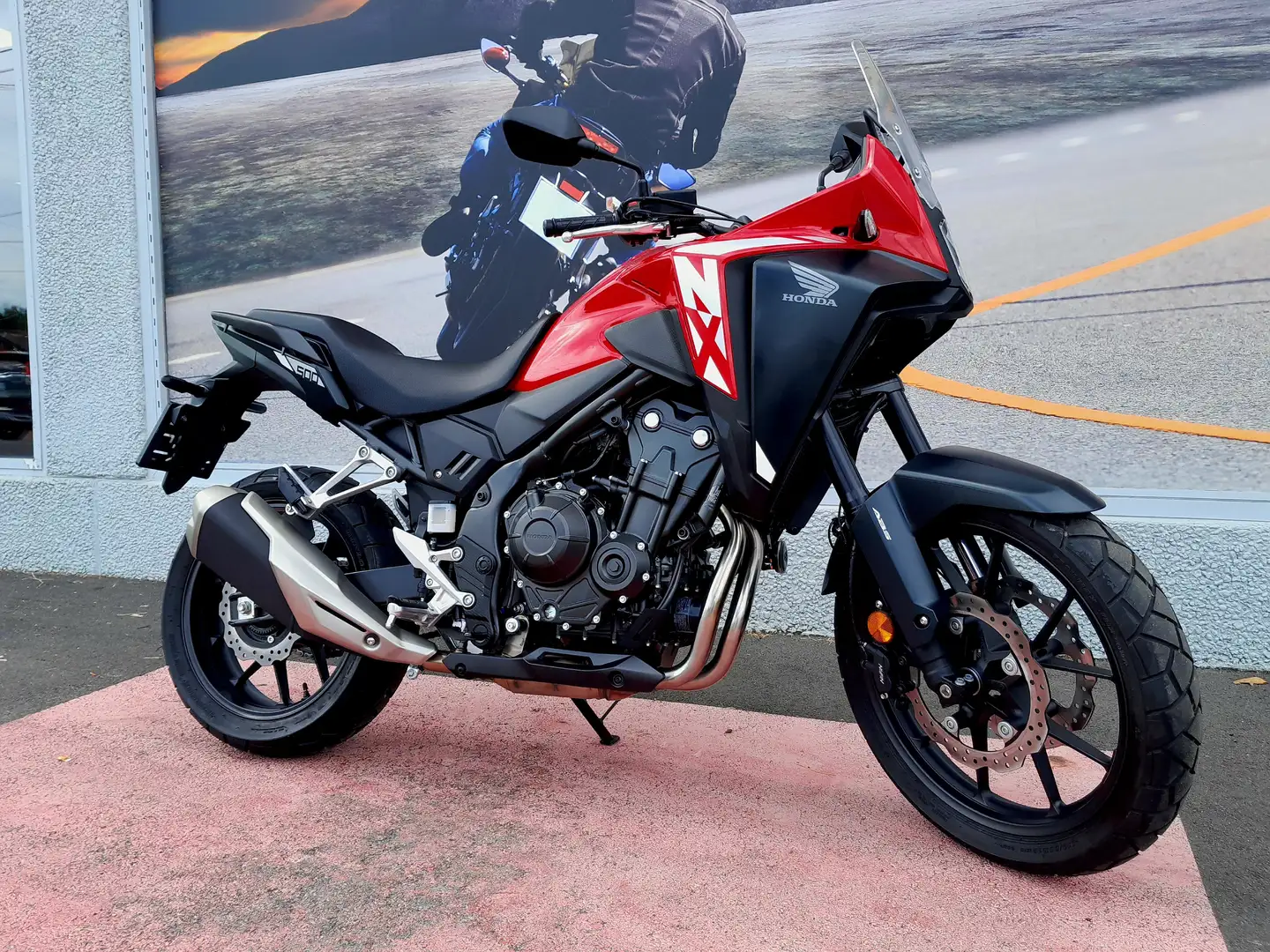 Honda NX 500 Rood - 2